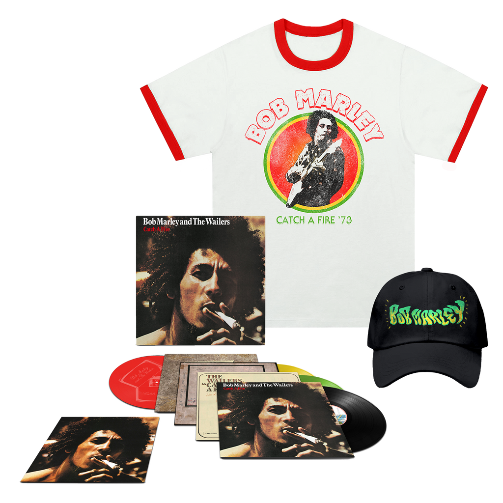 Catch A Fire (50th Anniversary): Exclusive Colour Vinyl 3LP/12", Ringer T-Shirt + Cap