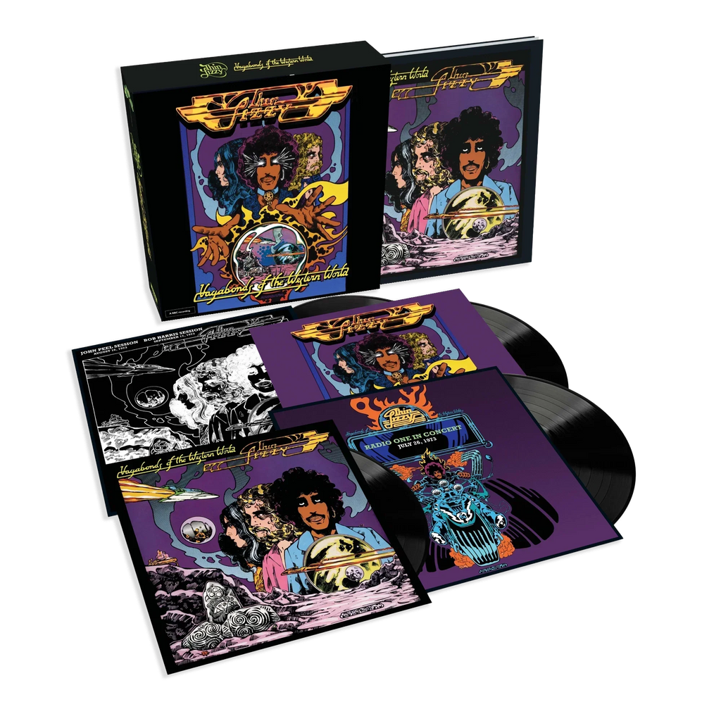 Vagabonds of the Western World: Super Deluxe Vinyl 4LP Box Set, Exclusive Artcard (signed by Eric Bell) + Jim Fitzpatrick Poster Set