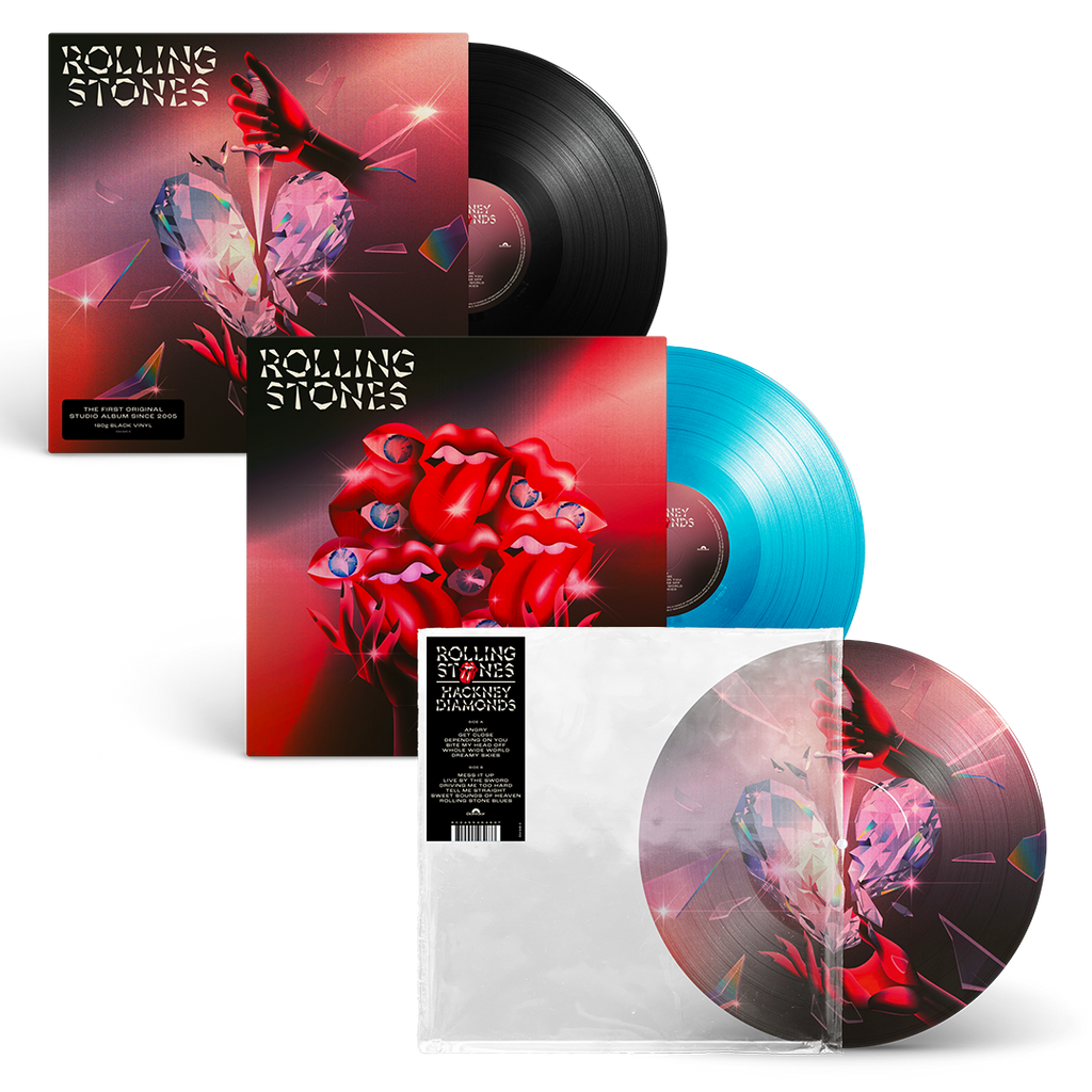 Hackney Diamonds : Black Vinyl + Blue Vinyl + Picture Disc
