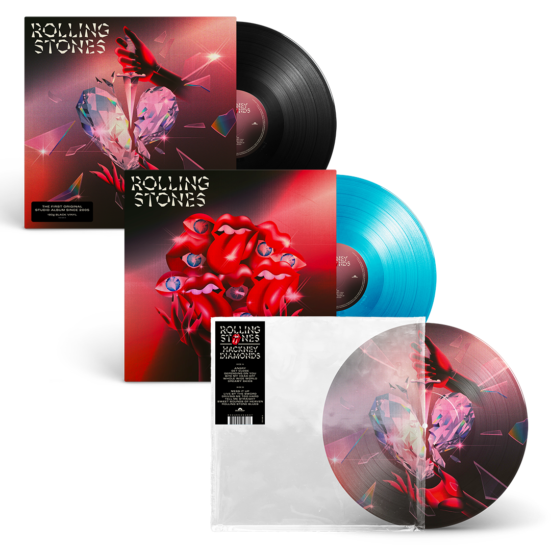 Hackney Diamonds : Black Vinyl + Blue Vinyl + Picture Disc