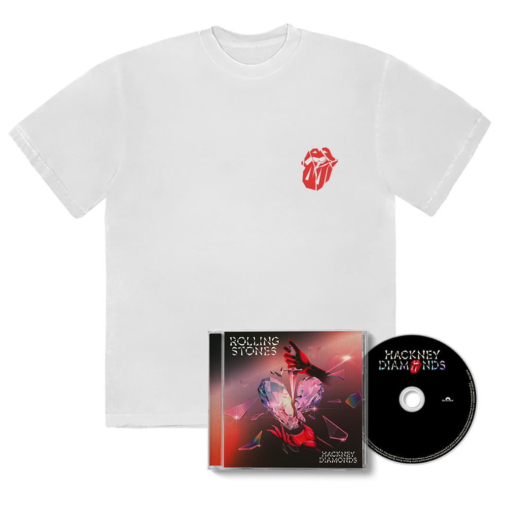 Hackney Diamonds: Glass Repair T-Shirt + CD