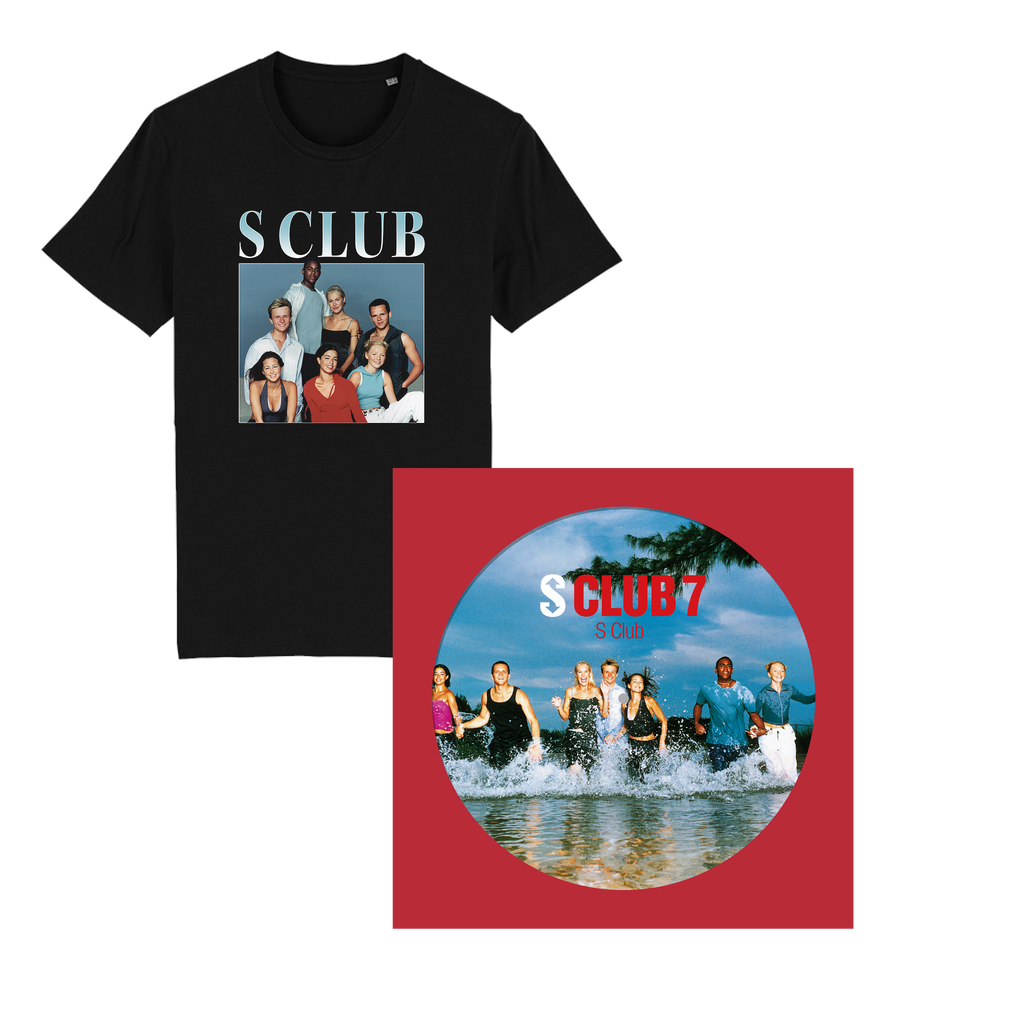 S Club: Picture Disc Vinyl LP + Black Homage T-Shirt