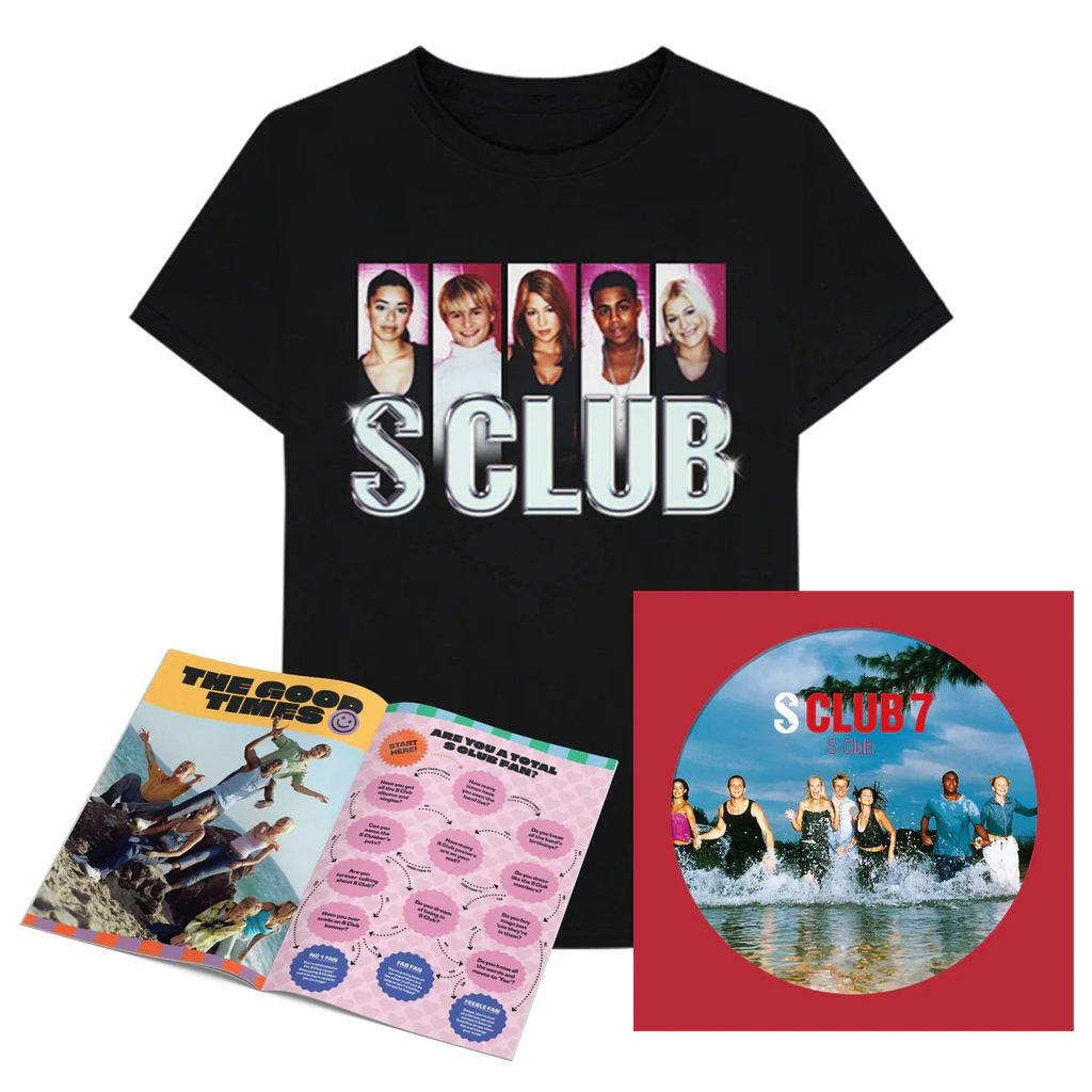 S Club: Picture Disc Vinyl LP, Tour T-Shirt & Programme