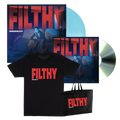 Filthy Underneath: Exclusive Blue Vinyl LP, CD, T-Shirt + Tote Bag