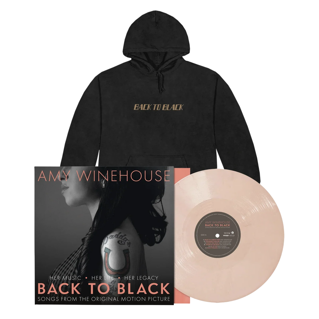 Back To Black - Songs From The Original Motion Picture: Exclusive Peach Vinyl LP + Portrait Washed Hoodie