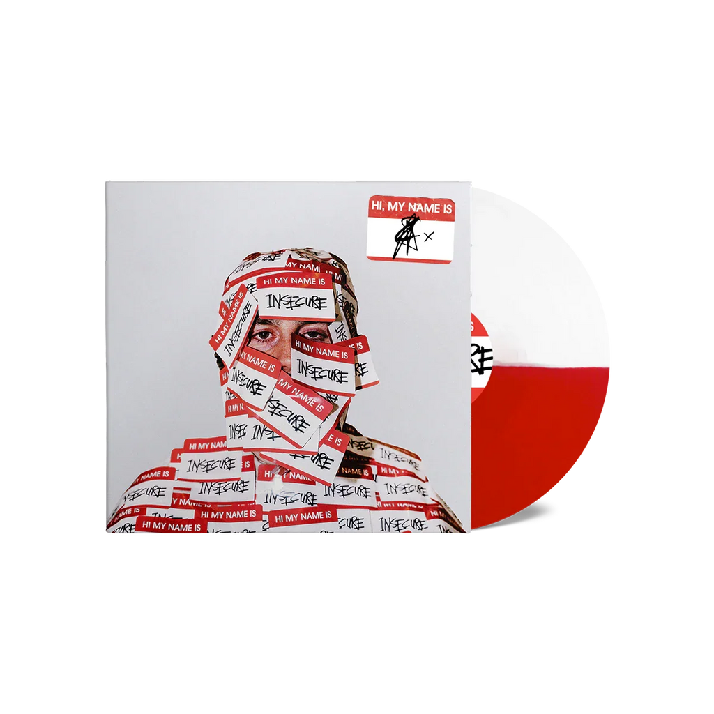 hi, my name is insecure: Limited Red/White Vinyl LP + Signed Alt Sleeve