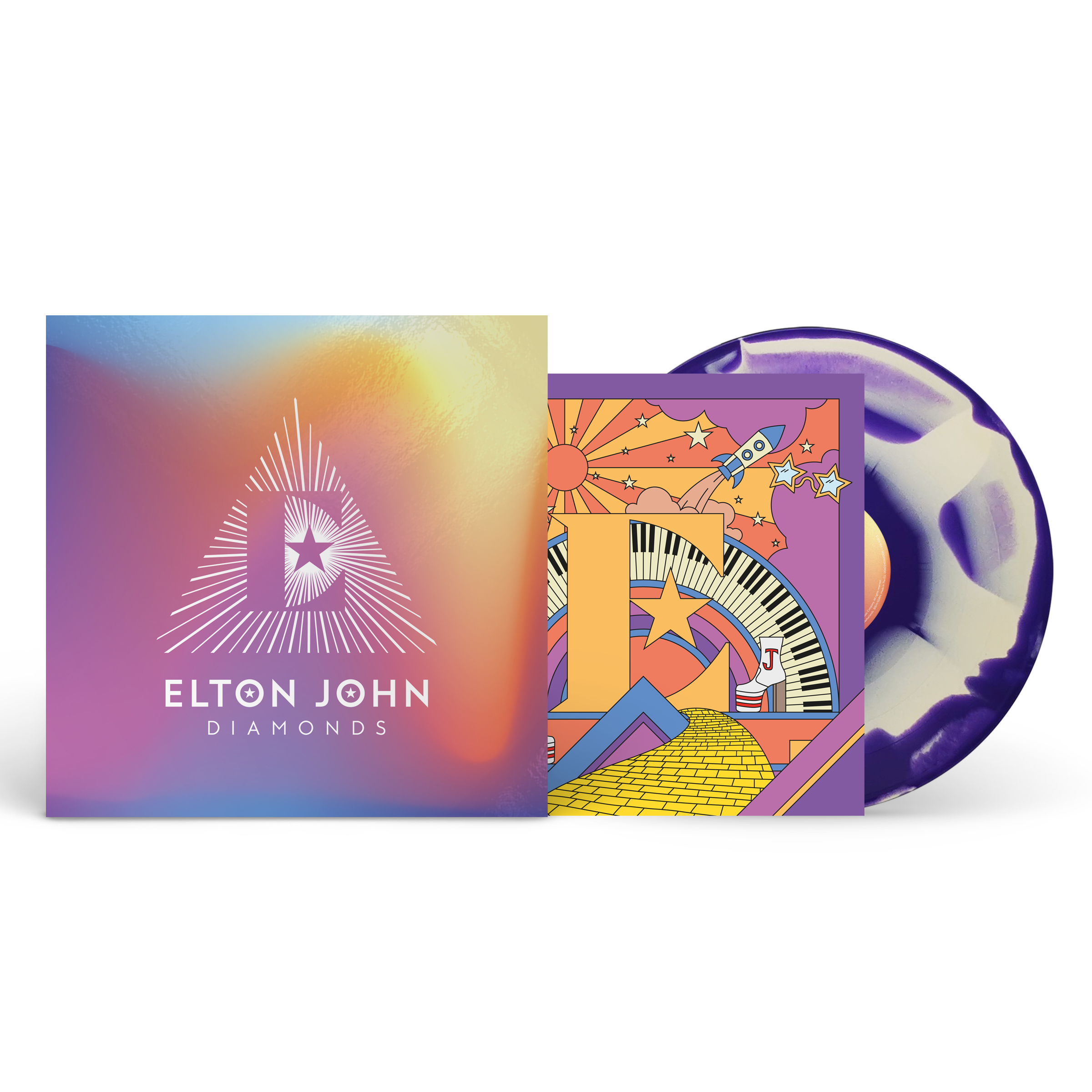 Diamonds (Pyramid Edition): Limited Colour Vinyl LP + Litho Print