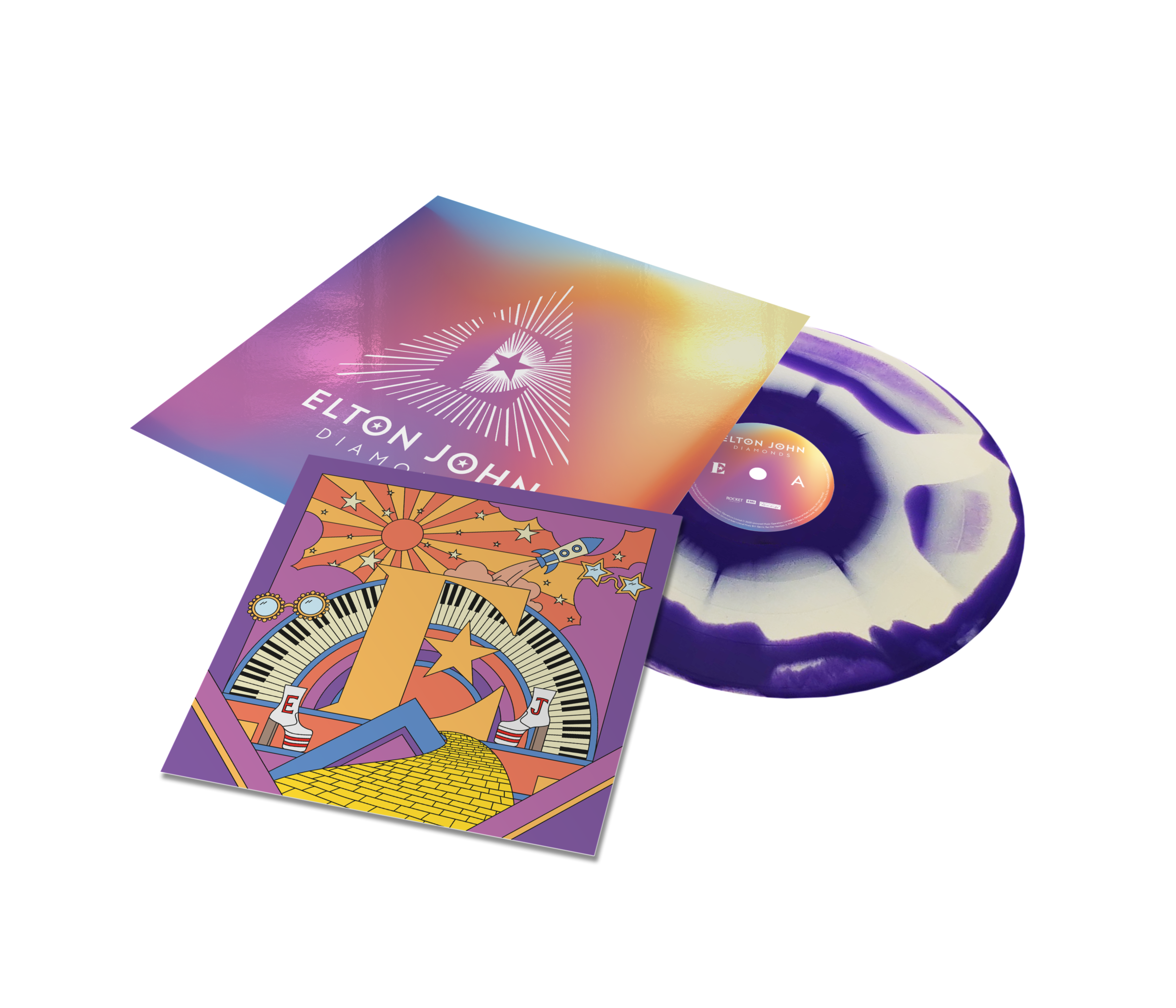 Diamonds (Pyramid Edition): Limited Colour Vinyl LP + Litho Print