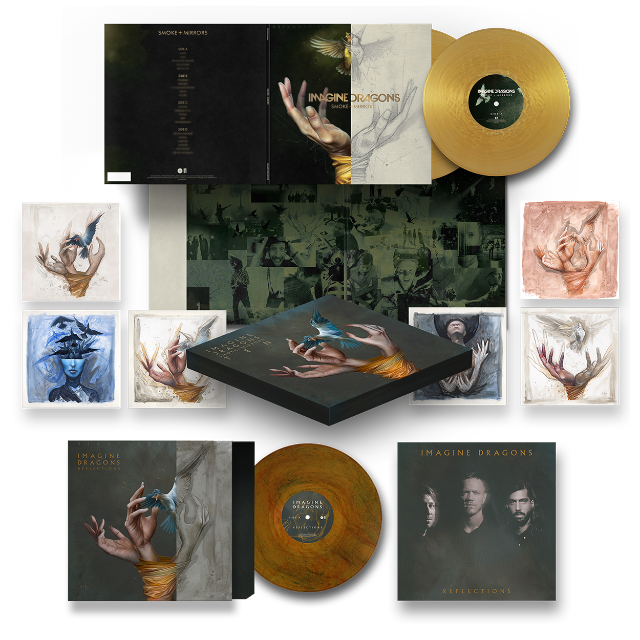 Smoke + Mirrors Ten: Gold 3LP 140g Anniversary Box Set