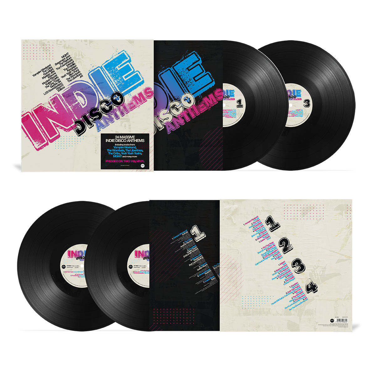 Indie Disco: Black Vinyl 2LP