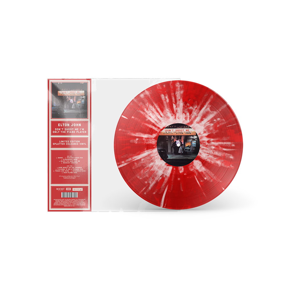Don’t Shoot Me I’m Only The Piano Player: Limited Edition Splatter Vinyl LP