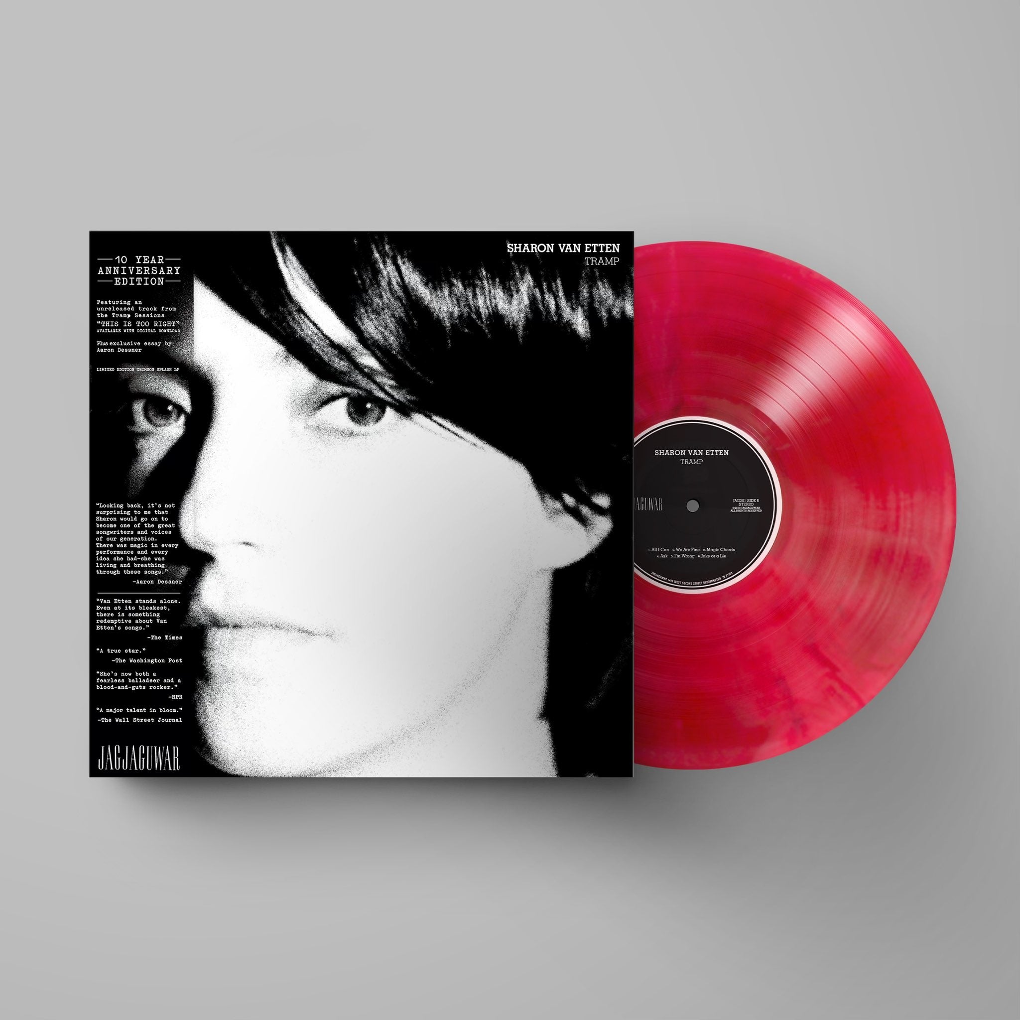 Tramp: Limited Anniversary Edition Crimson Splash Vinyl LP