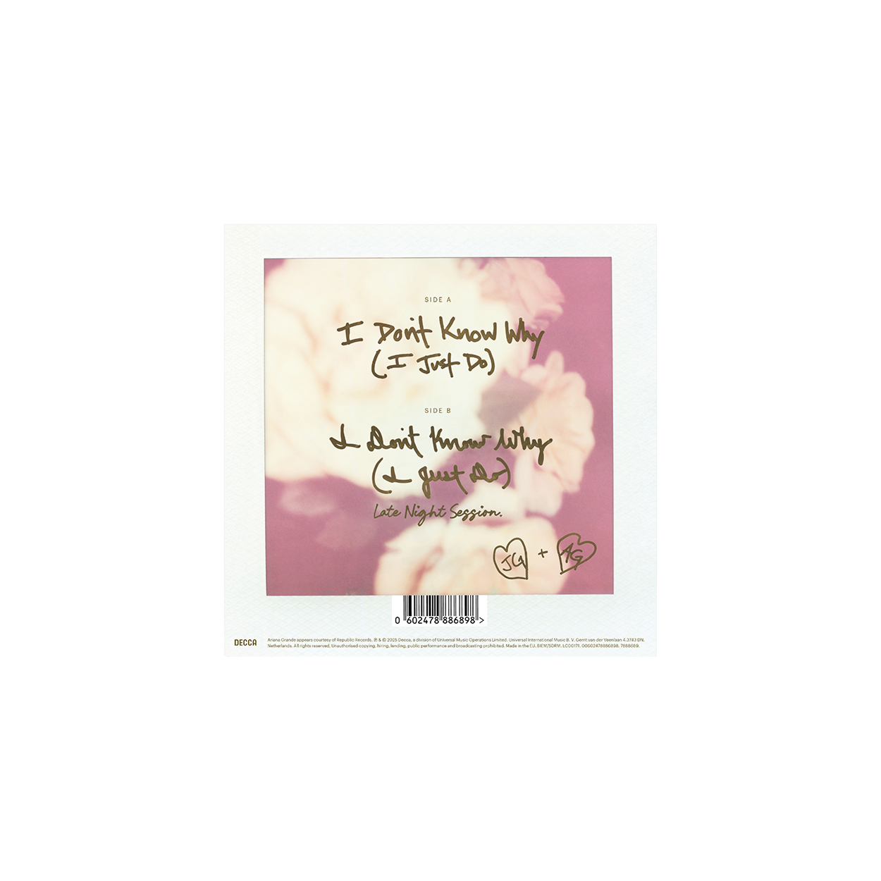 I Don't Know Why (I Just Do) - 7" Single