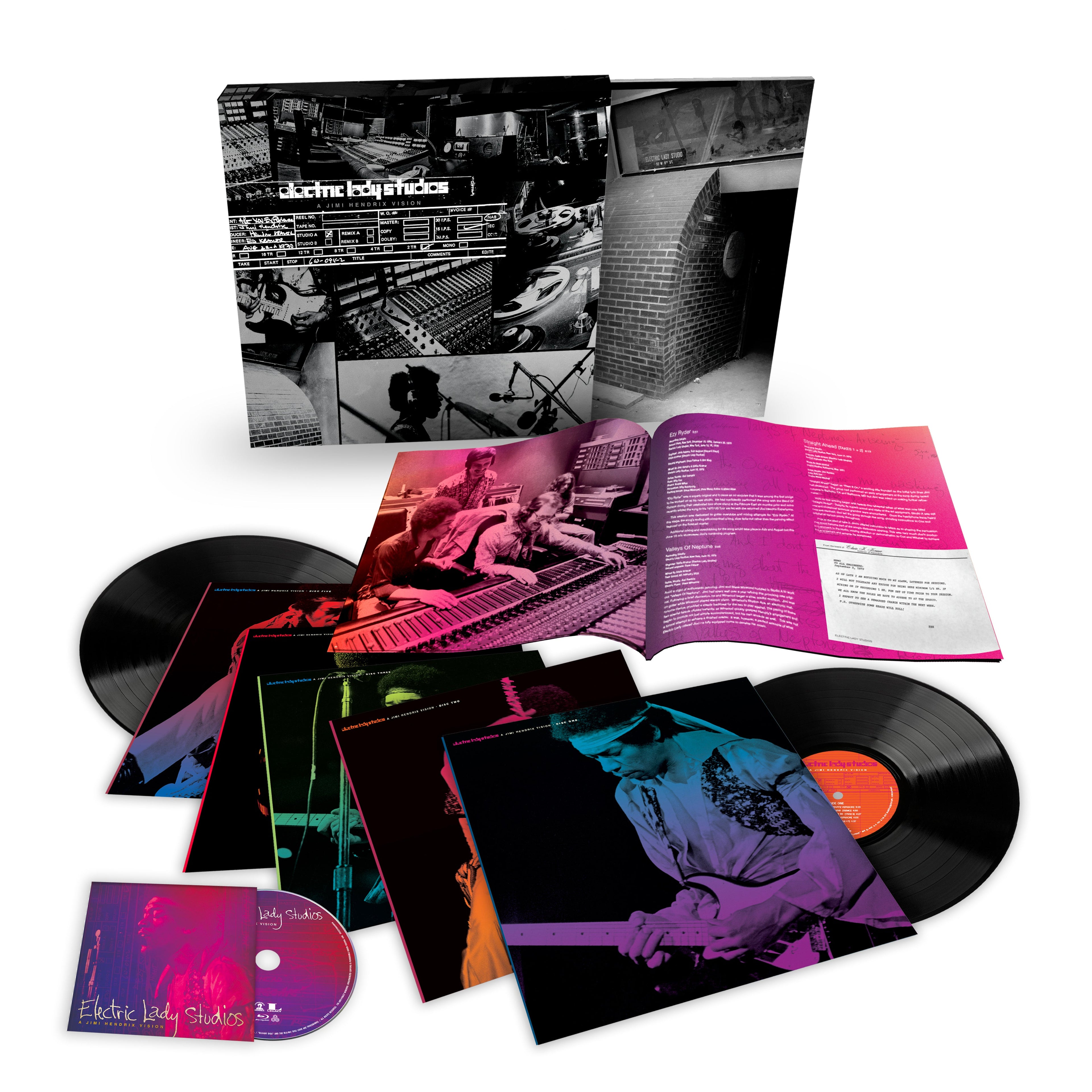 Electric Lady Studios - A Jimi Hendrix Vision: Vinyl 5LP + Blu-Ray