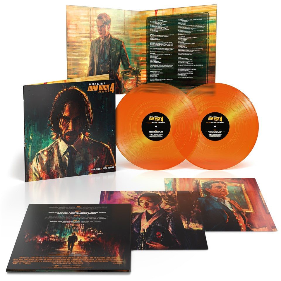 John Wick Chapter 4: Limited Transparent Orange Vinyl 2LP