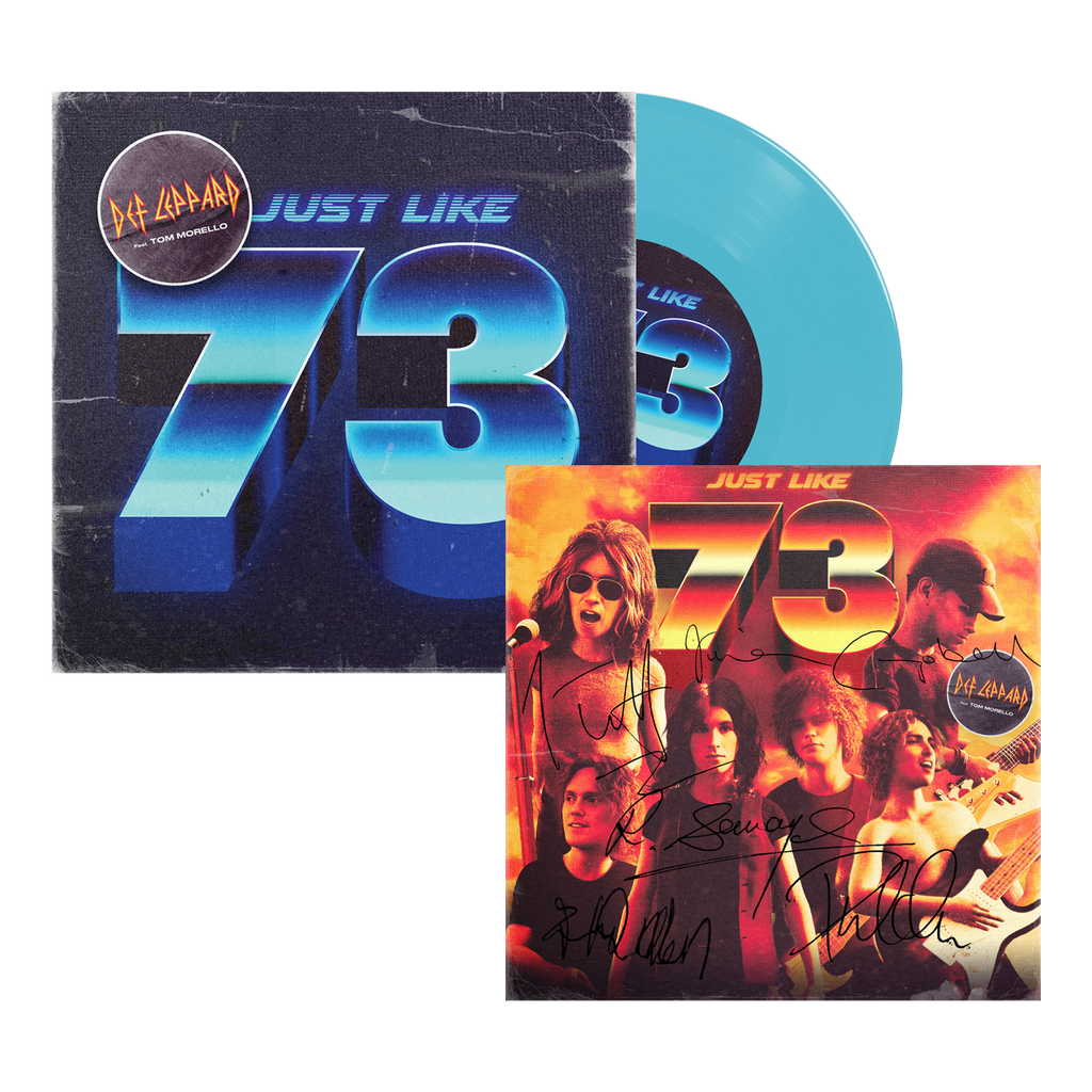 Just Like 73: Exclusive Blue Vinyl 7" + Signed Art Card
