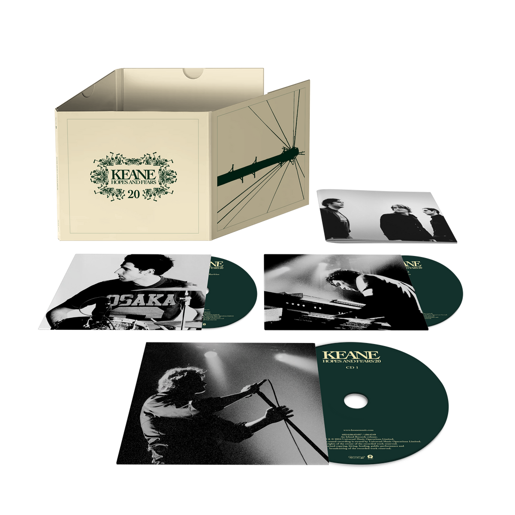 Hopes and Fears (20th Anniversary): Limited 3CD + Somewhere Only We Know Lyric T-Shirt