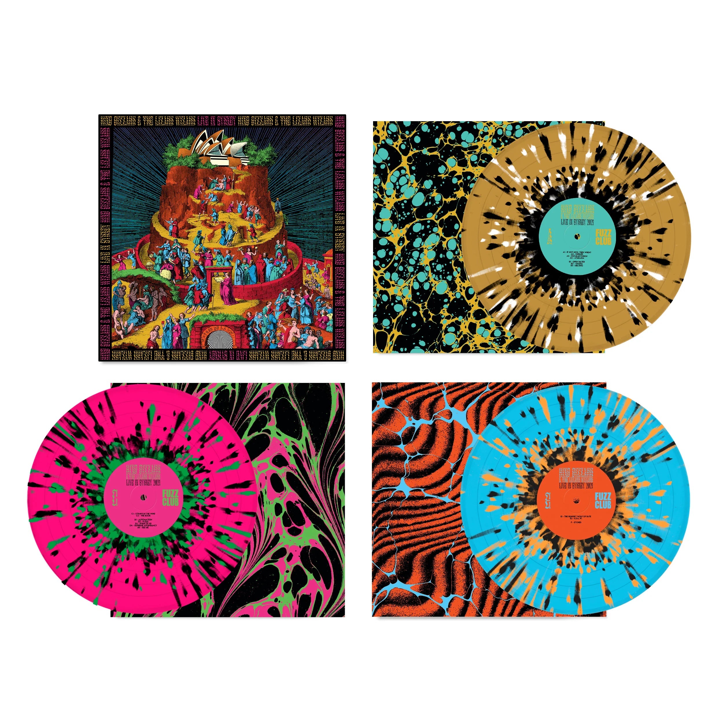 Live In Sydney (Fuzz Club Official Bootleg): 3LP Colour Vinyl Box Set