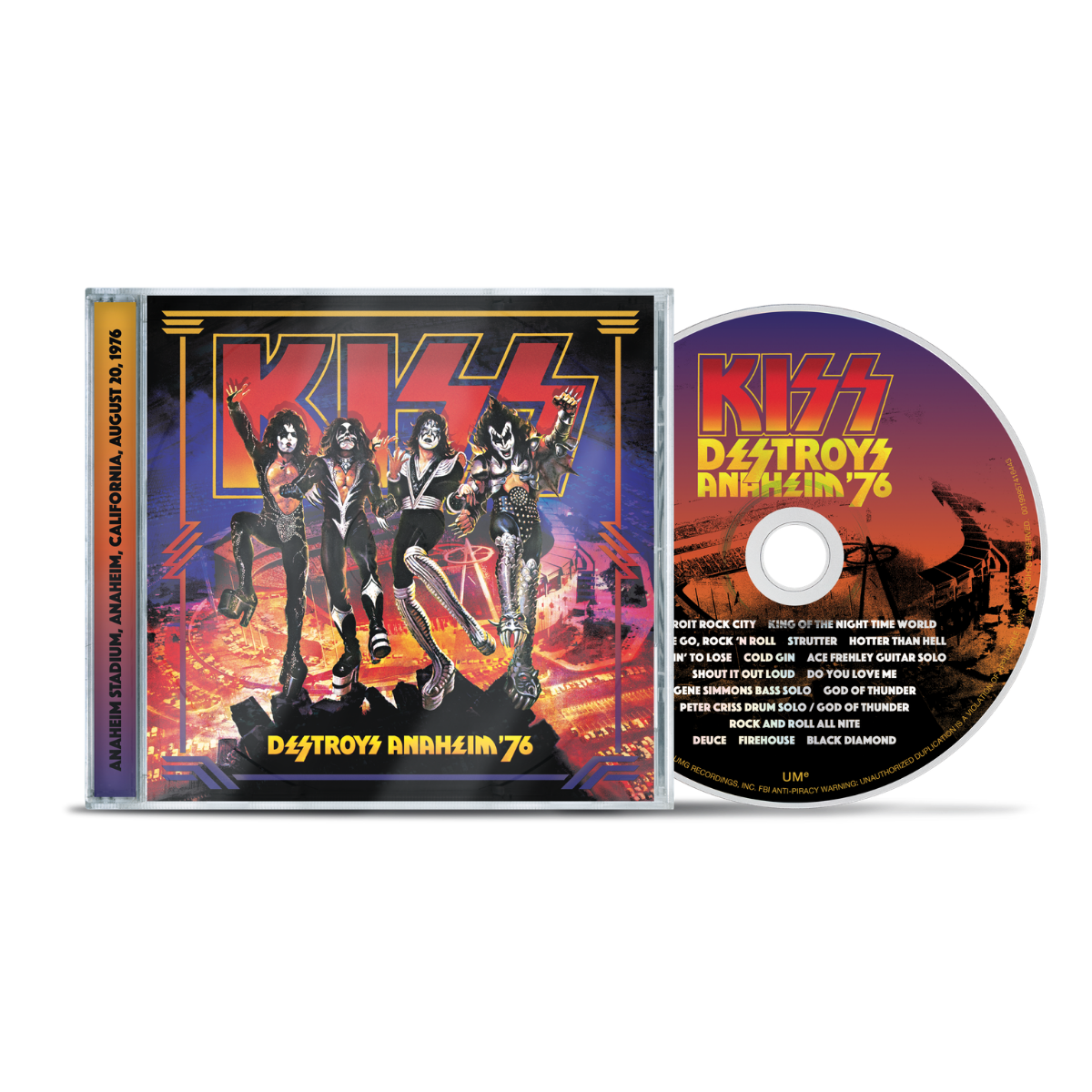 KISS Destroys Anaheim '76 CD