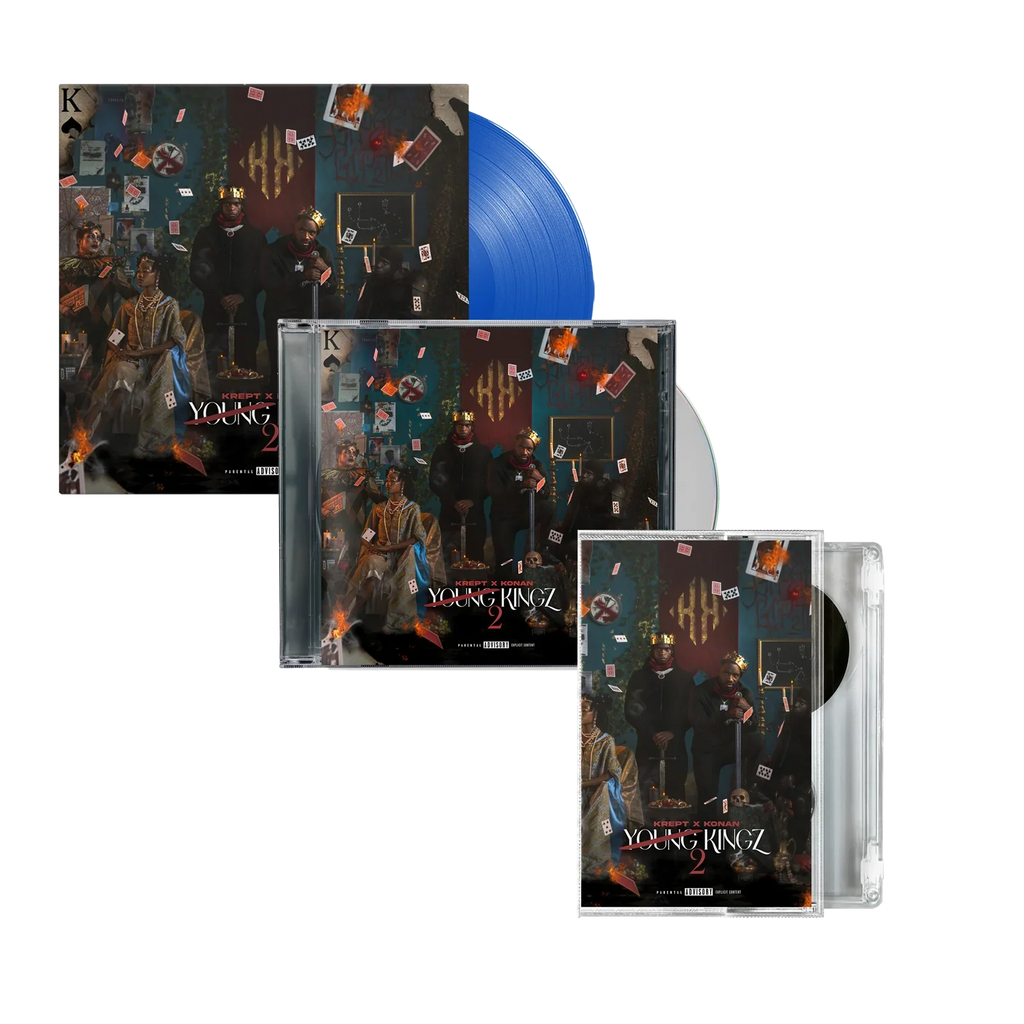 Young Kingz II: Blue Vinyl LP, CD + Cassette