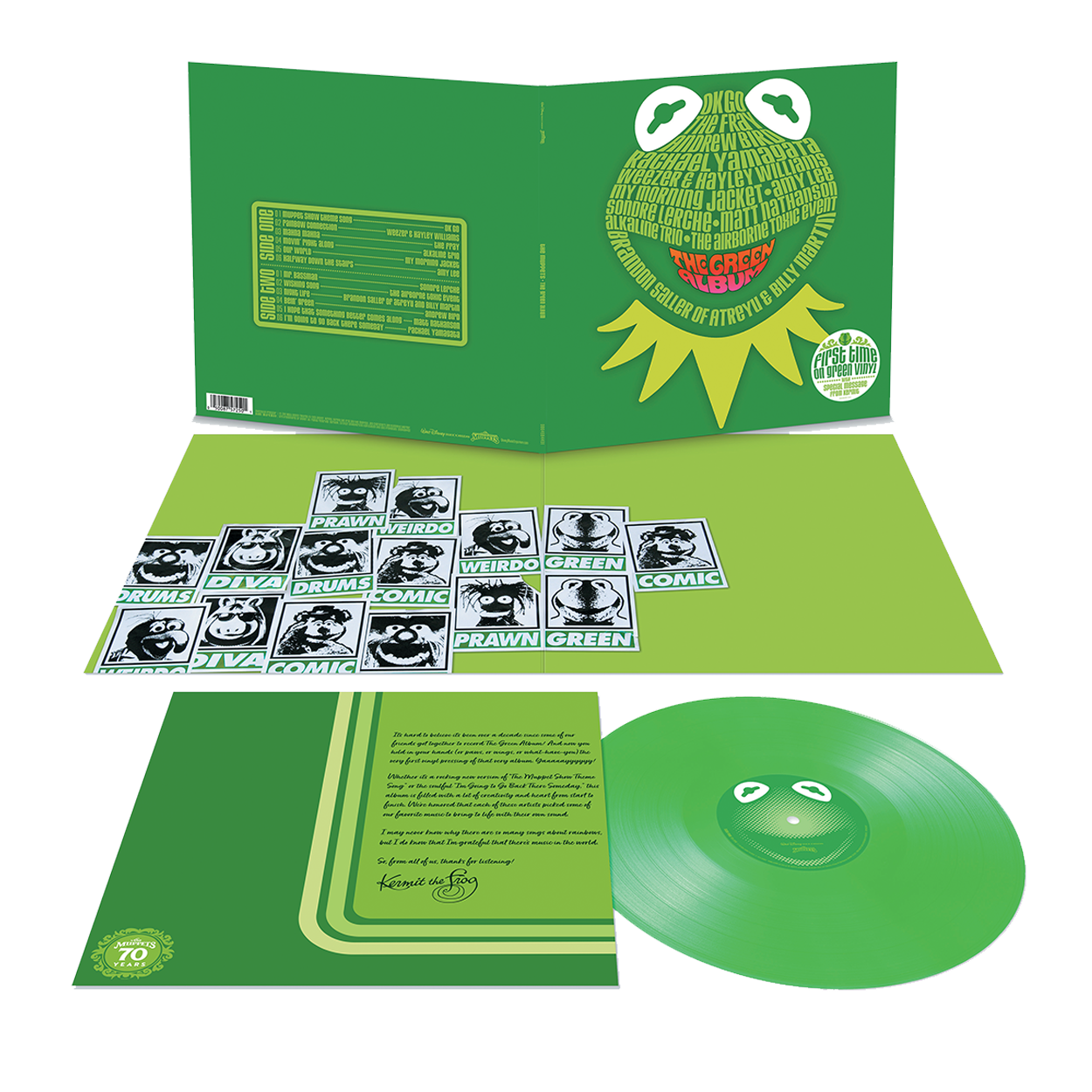 The Muppets: The Green Album Vinyl LP