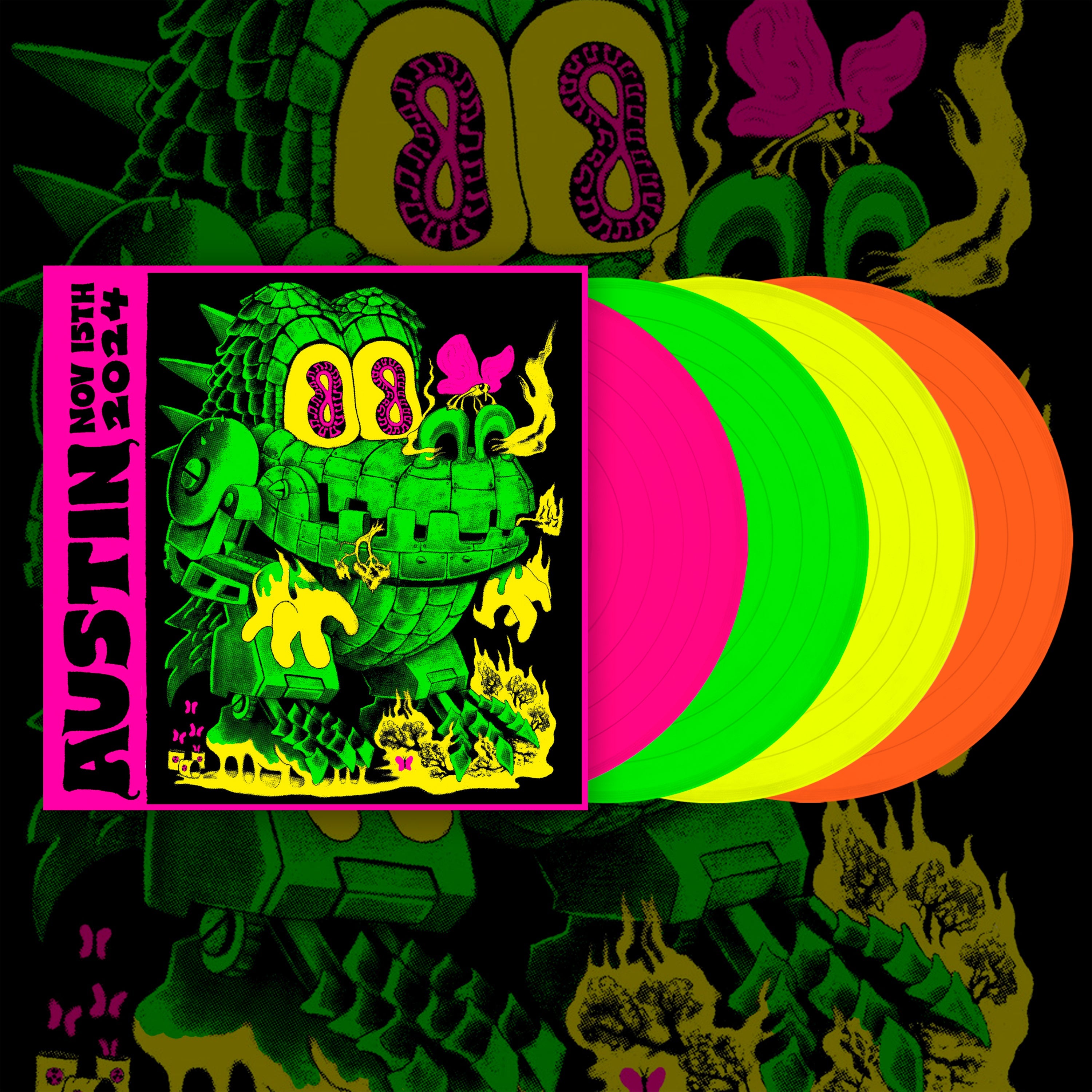 Live in Austin: Neon Vinyl 4LP