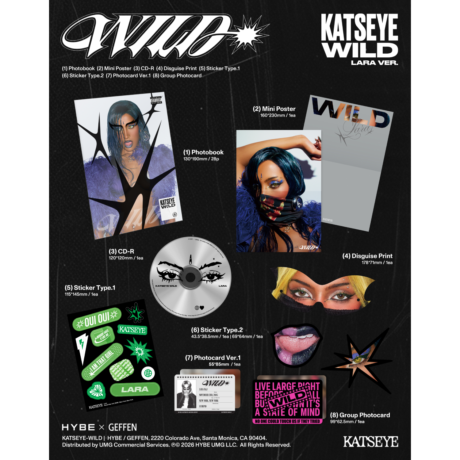WILD (Lara ver.) CD