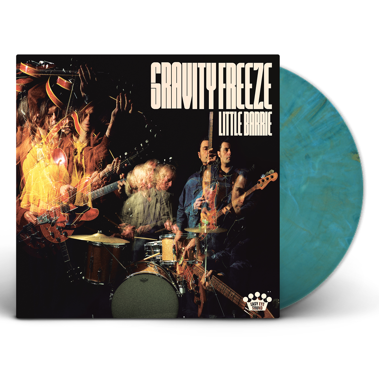 Gravity Freeze: Turquoise Blend Vinyl LP