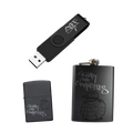 2 Ruff, Vol. 1: USB, Hip Flask + Lighter