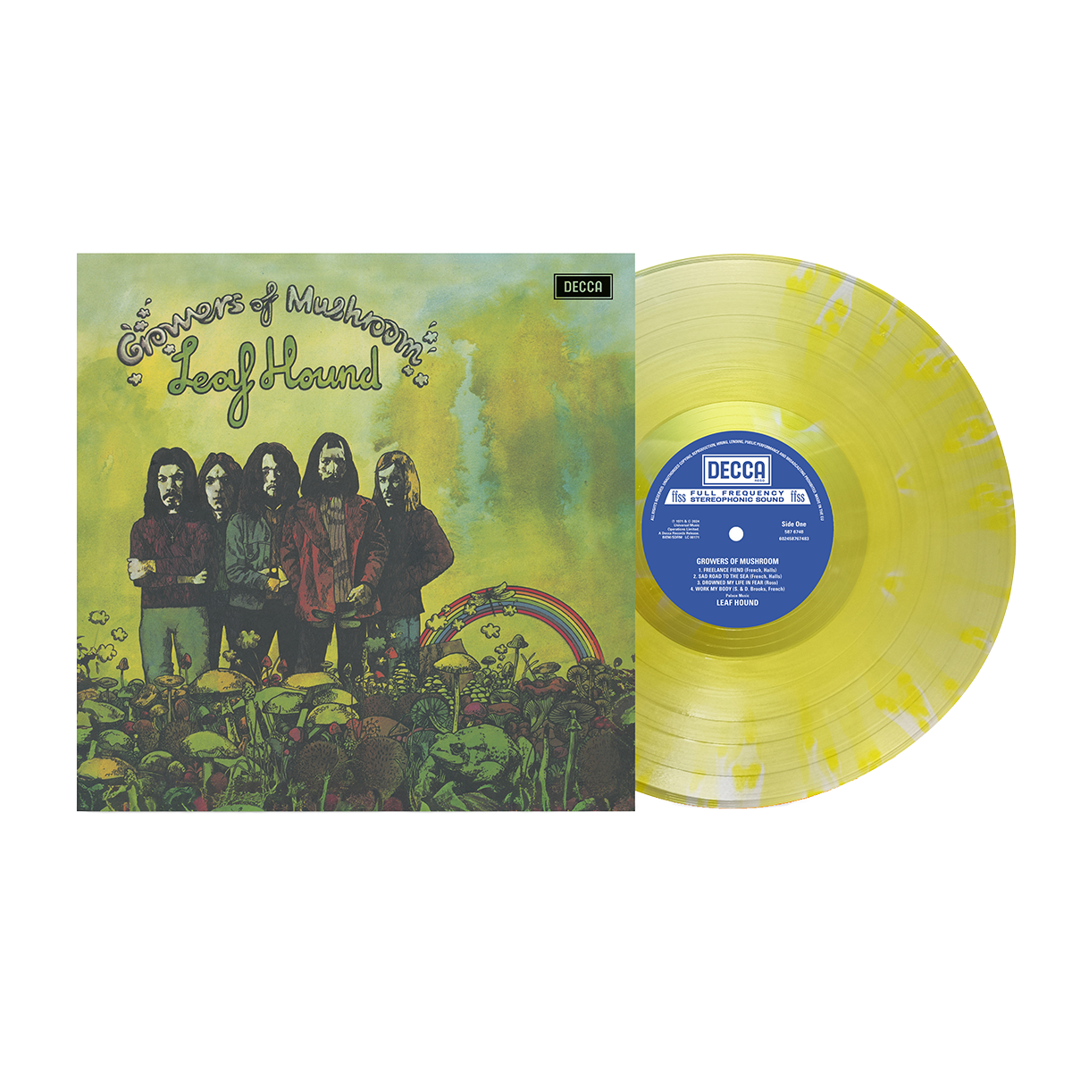 Growers Of Mushroom: Yellow Splatter Vinyl LP