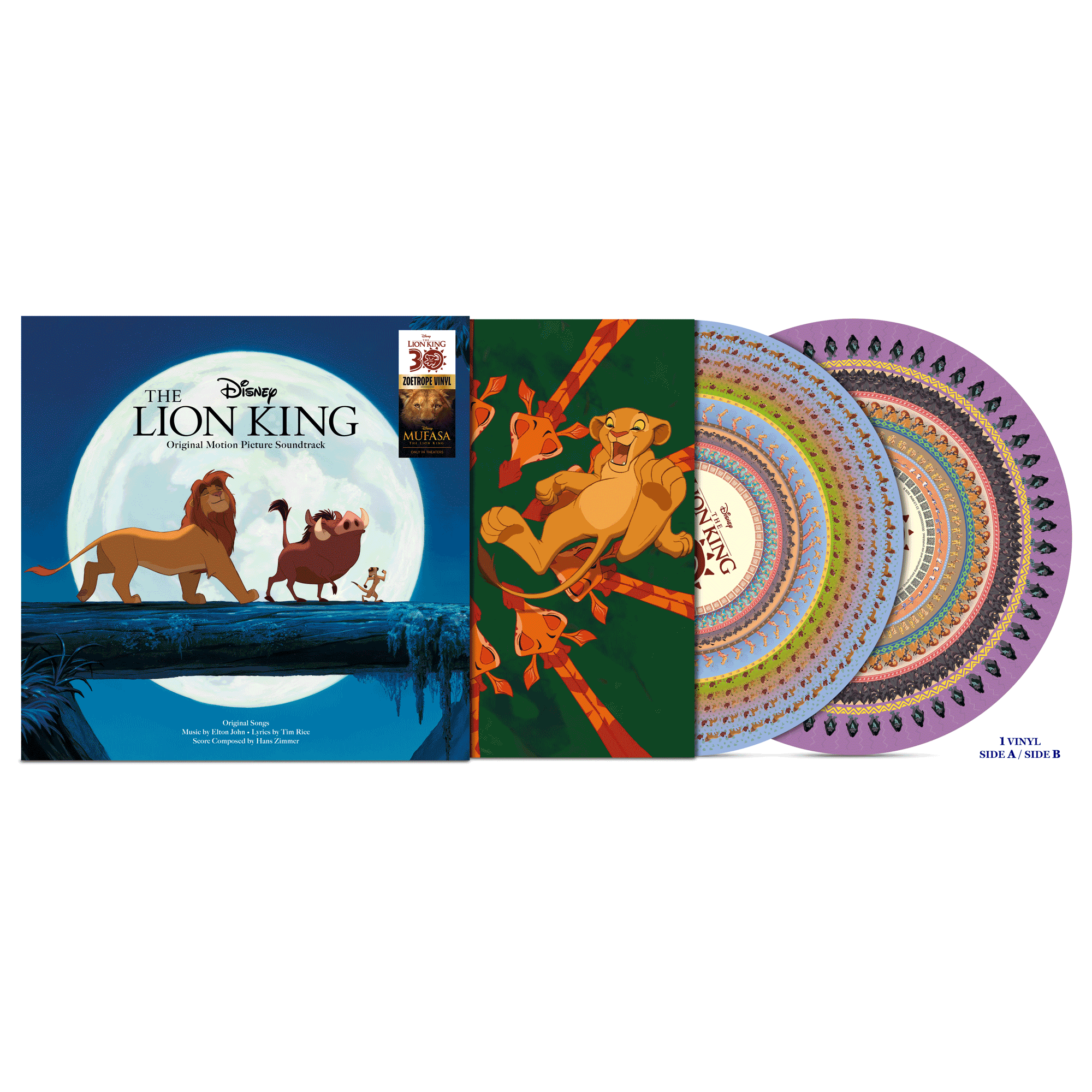 The Lion King (30th Anniversary): Zoetrope Picture Disc LP