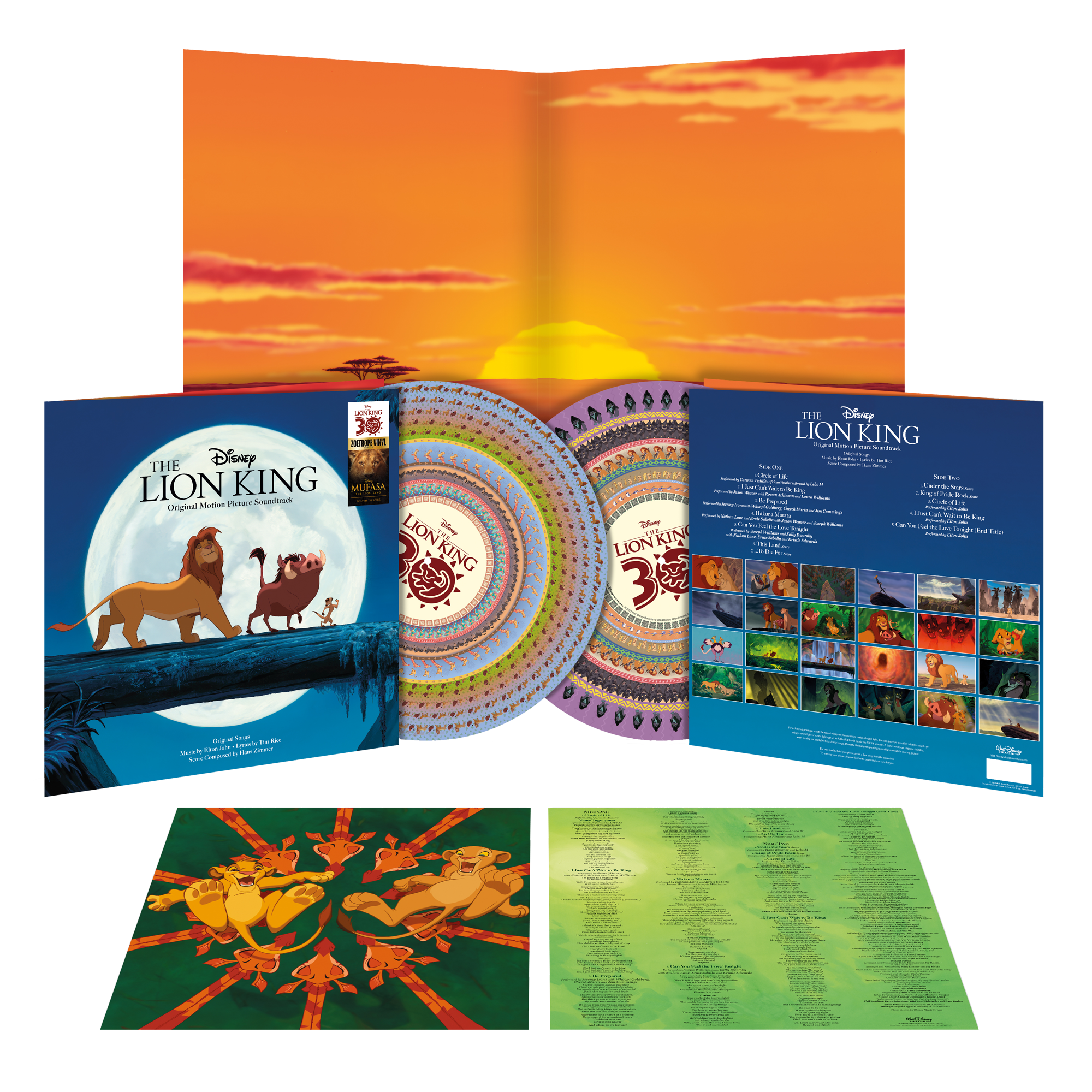 The Lion King (30th Anniversary): Zoetrope Picture Disc LP