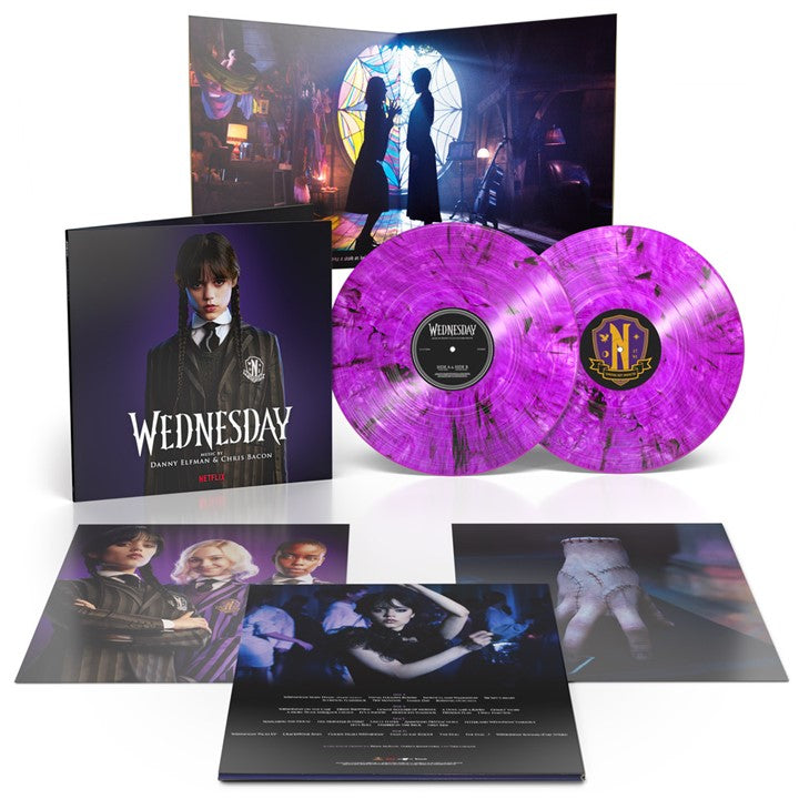 Wednesday (Original Soundtrack): Purple Goth with Smoky Shadow Vinyl 2LP