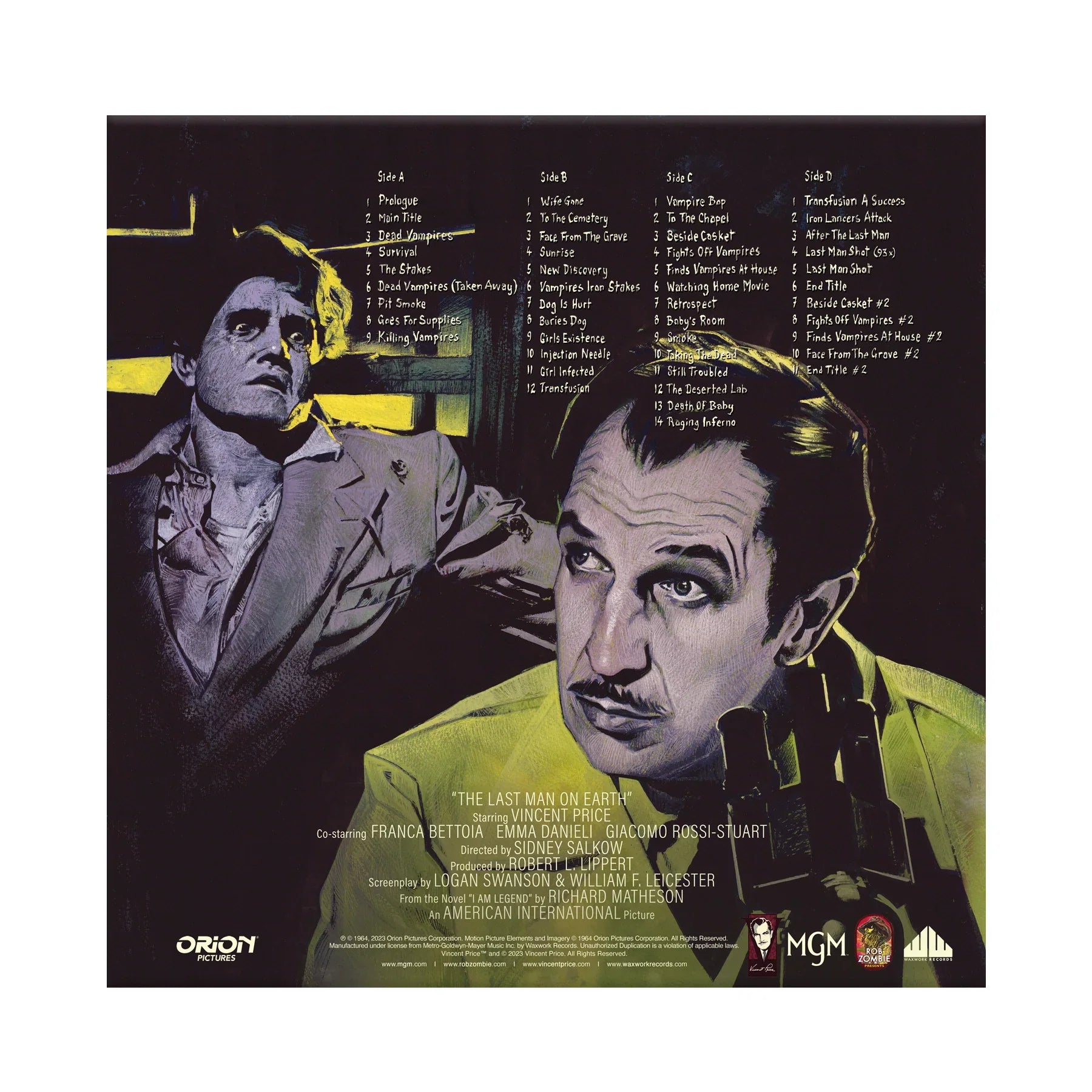 The Last Man On Earth (OST): Limited 'Three Colour Pour' Vinyl 2LP