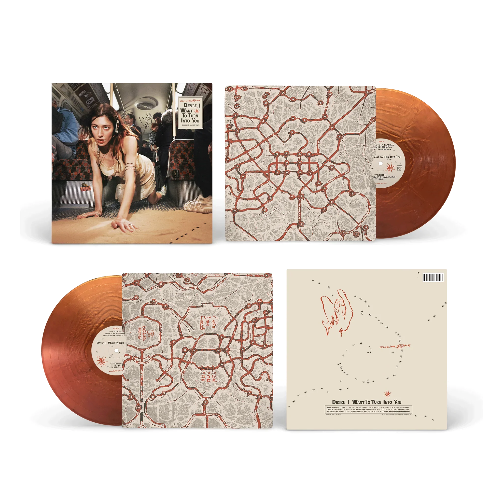Desire, I Want To Turn Into You: Metallic Copper Vinyl LP