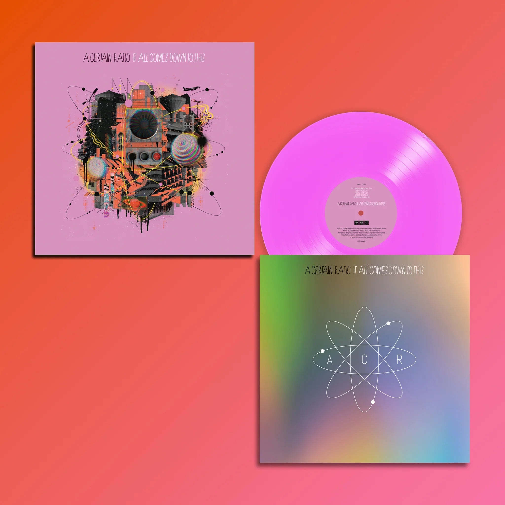 It All Comes Down To This: Limited Neon Pink Vinyl LP
