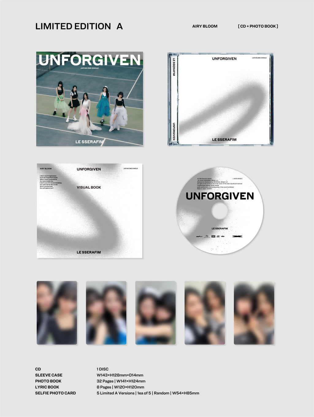 UNFORGIVEN: CD + Photobook (Limited Edition A)