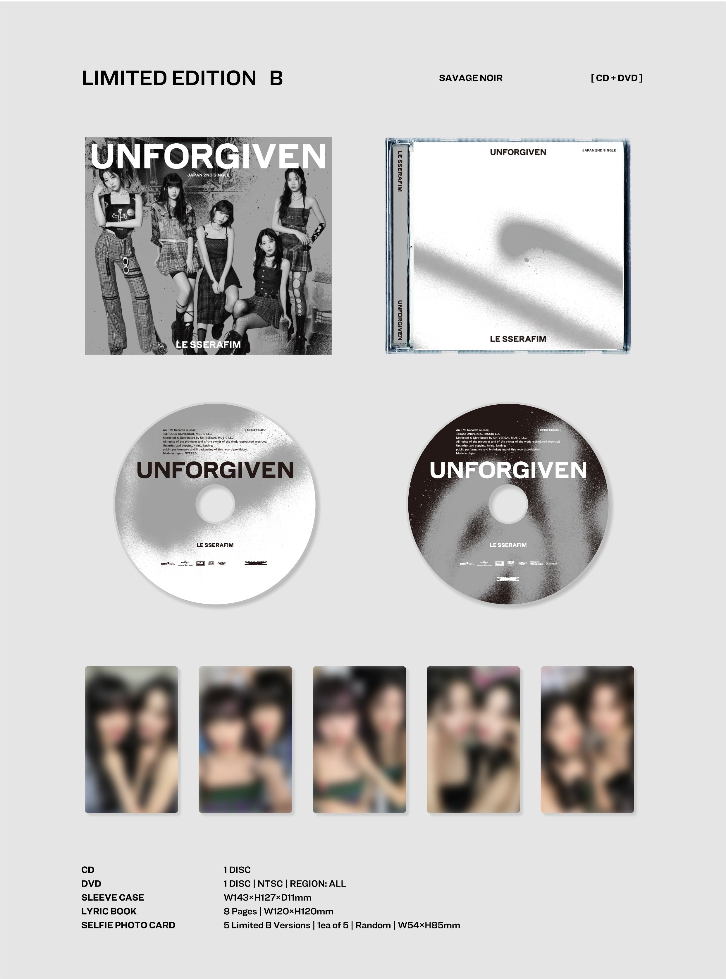 UNFORGIVEN: CD + DVD (Limited Edition B)
