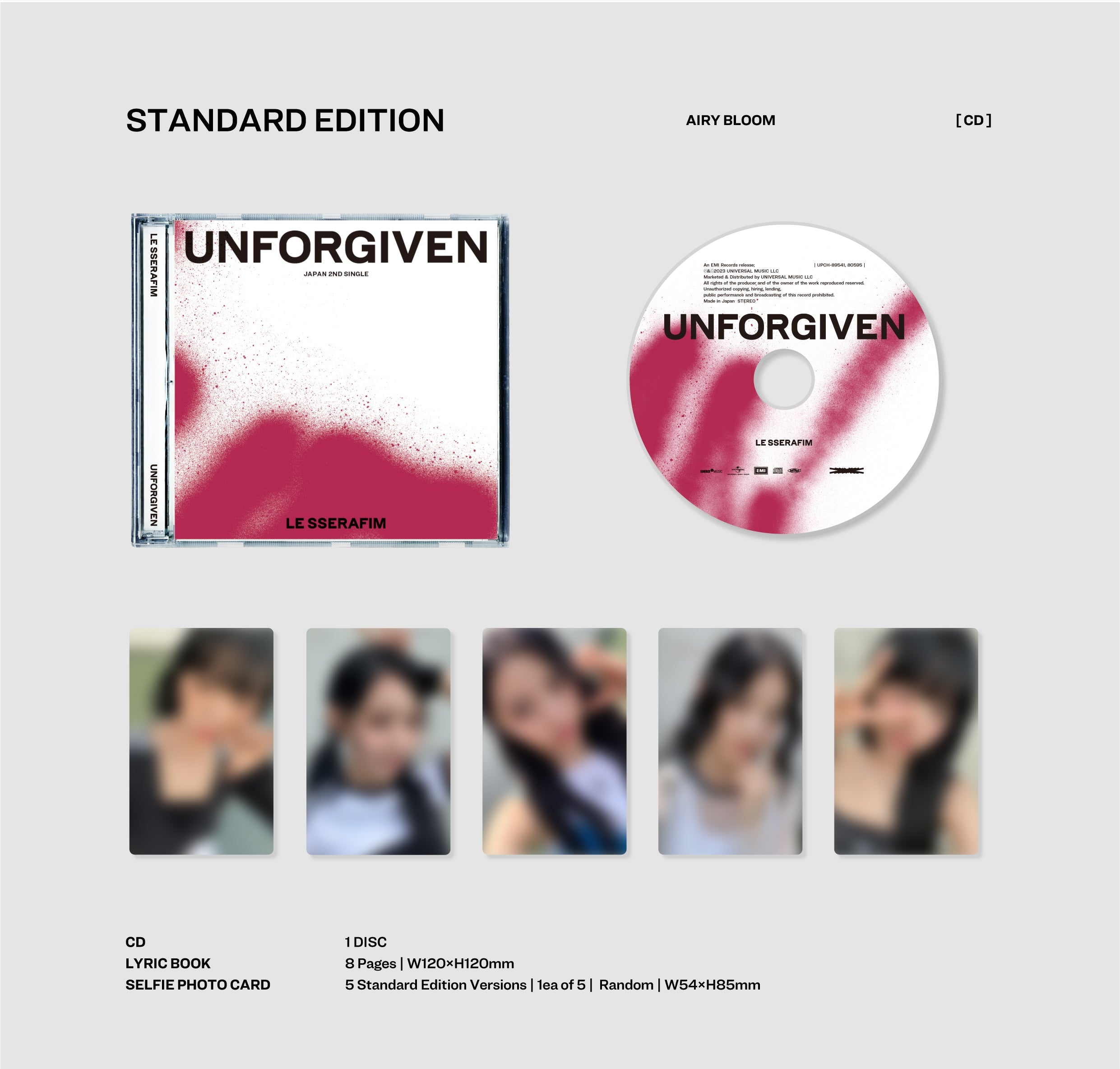 UNFORGIVEN: CD (Standard Edition - Limited Press)