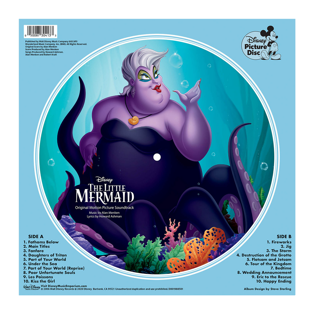 The Little Mermaid: Picture Disc Vinyl LP