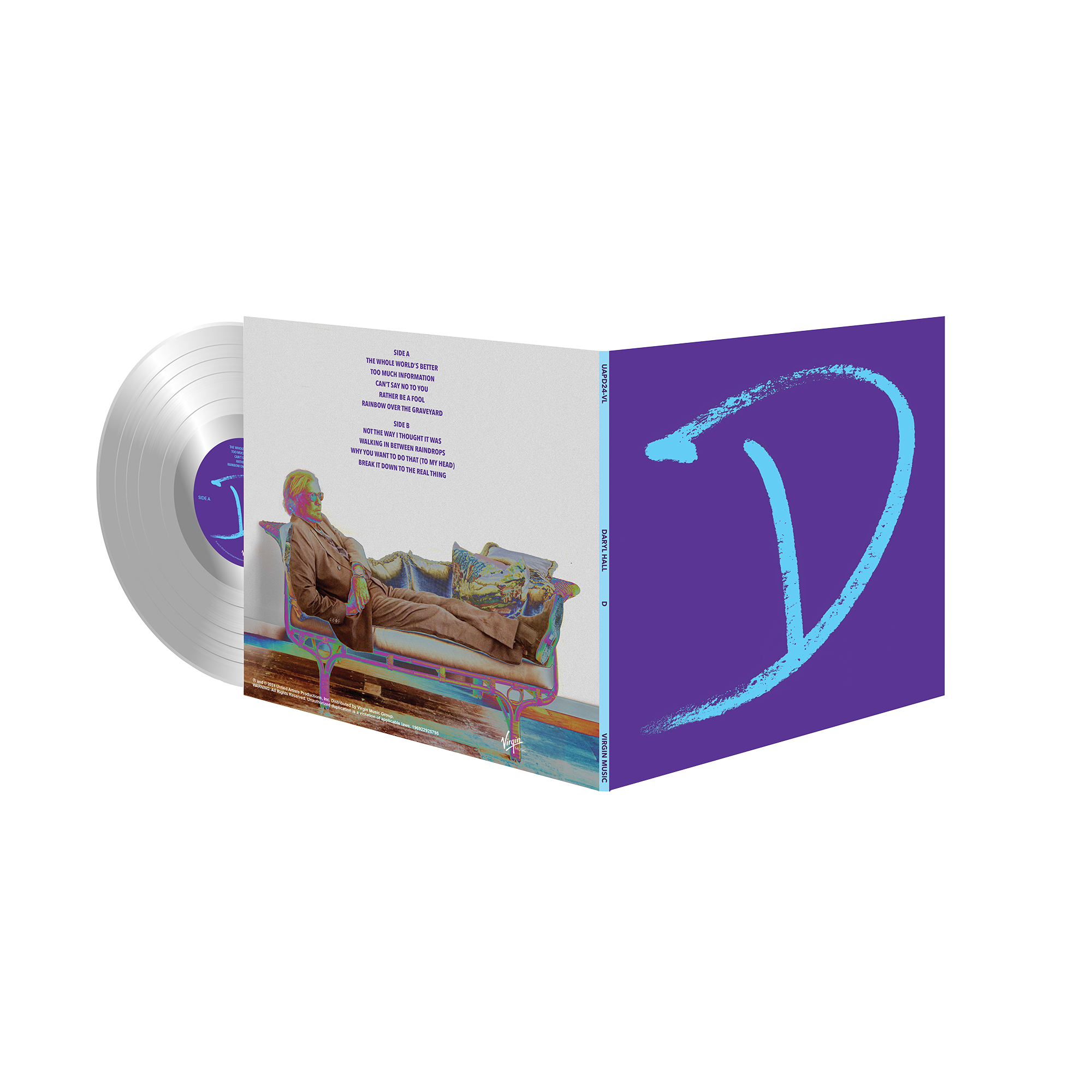 D: Limited Silver Vinyl LP