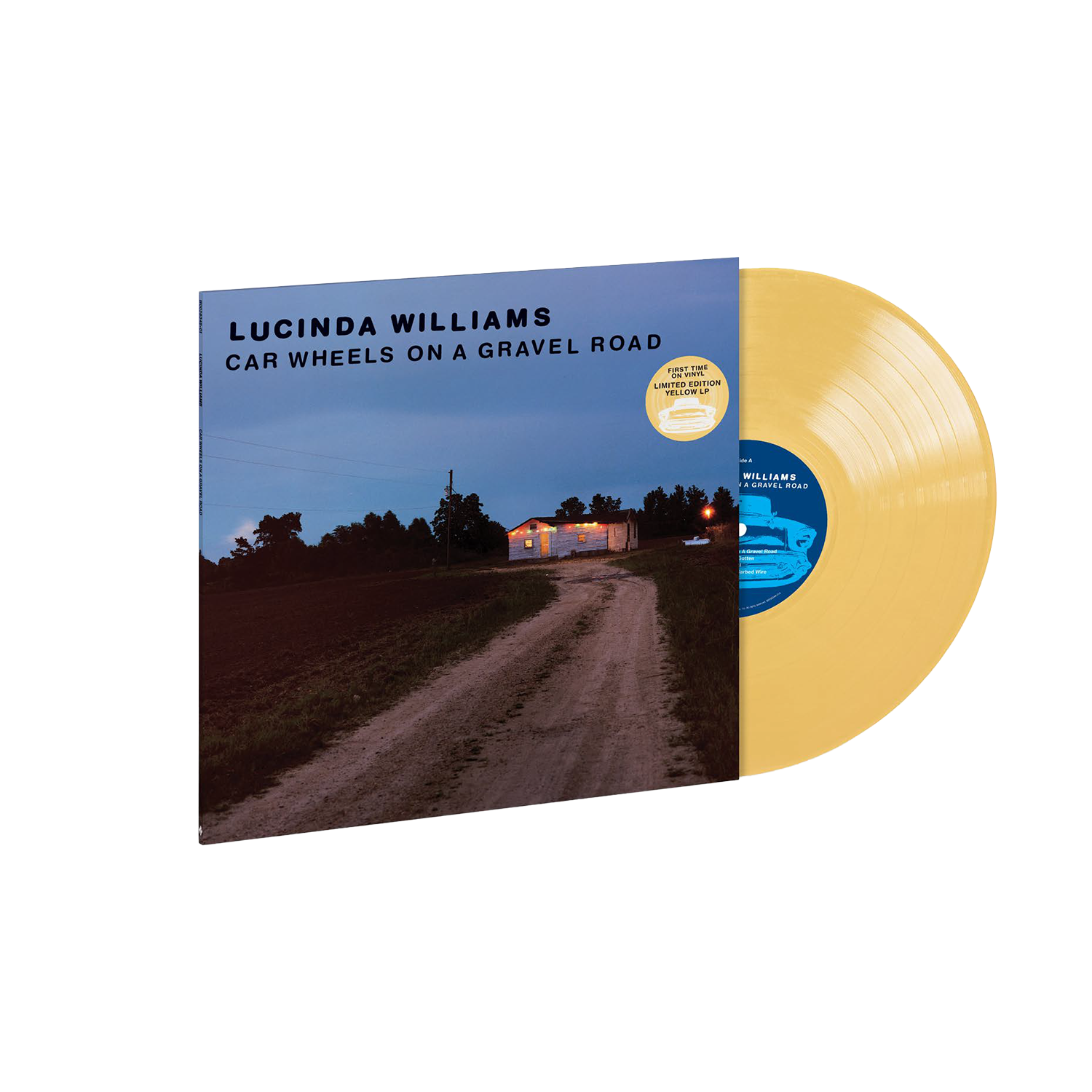 Car Wheels On A Gravel Road: Exclusive Yellow Vinyl LP