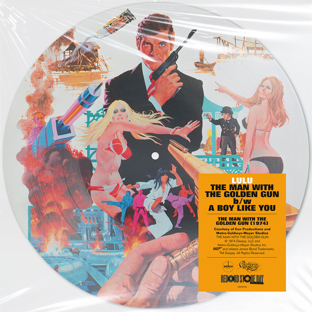 James Bond - The Man With The Golden Gun: Picture Disc Vinyl 12" Single [RSD24]