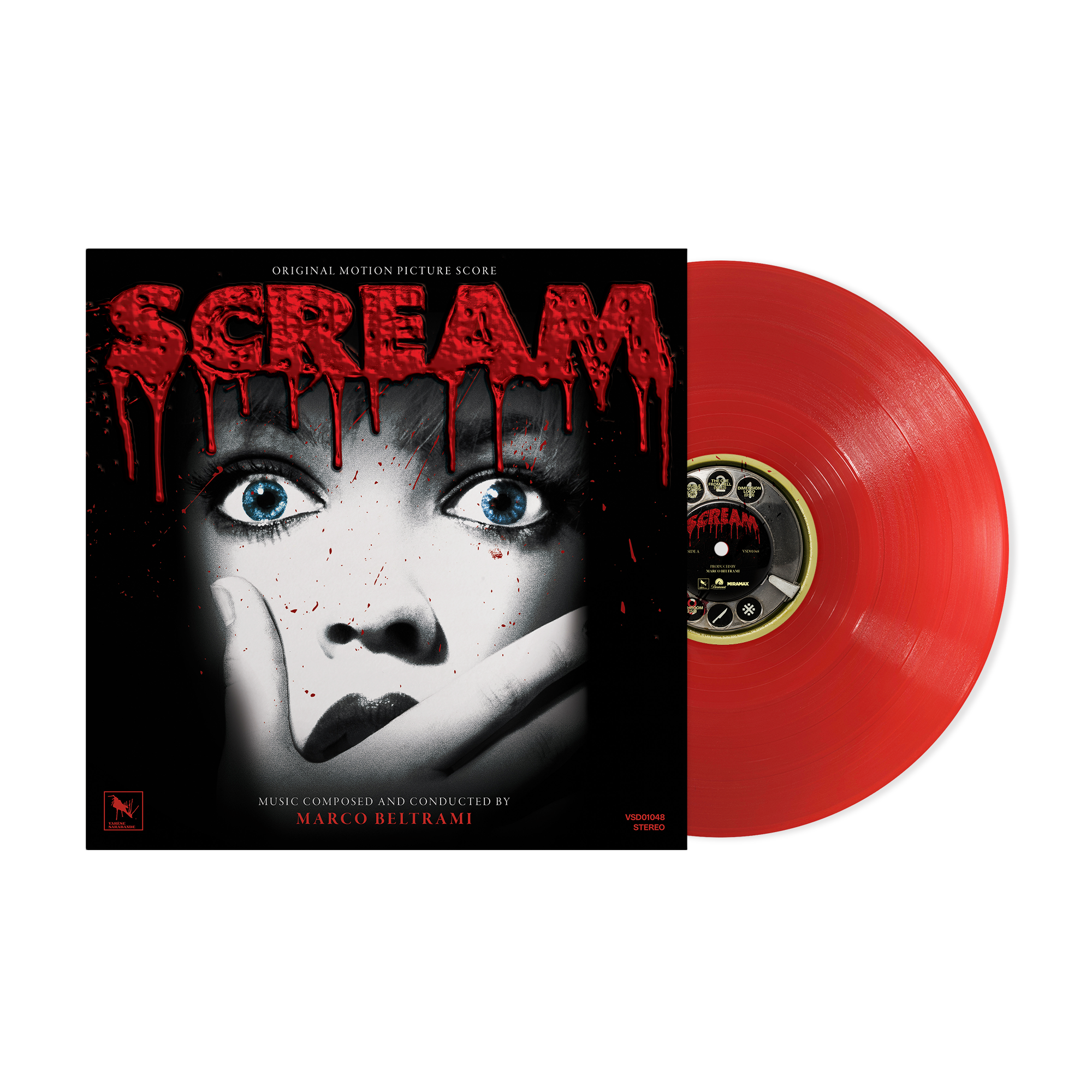 Scream: Translucent Ruby Red Vinyl LP.