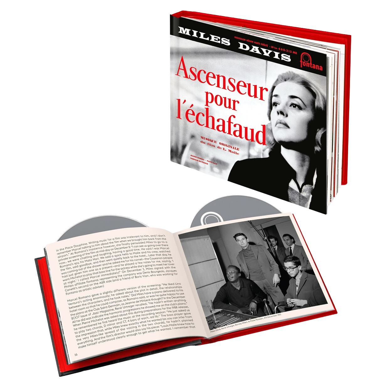 Ascenseur pour l'échafaud: 2CD Hardback Book