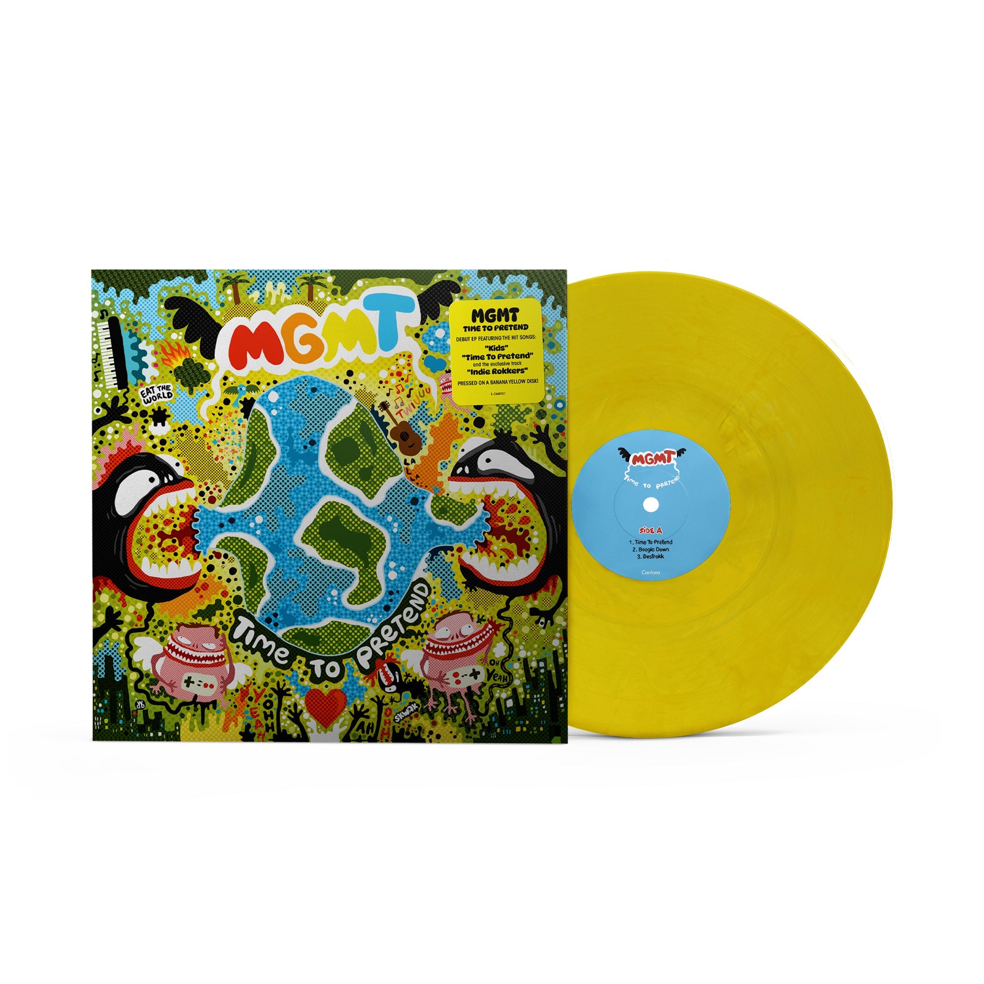 Time to Pretend: Banana Yellow Vinyl LP