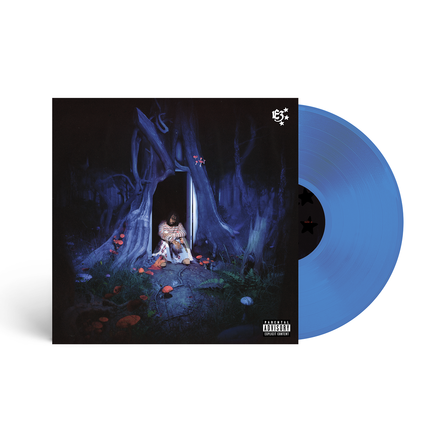E3:  Translucent Cobalt Vinyl LP