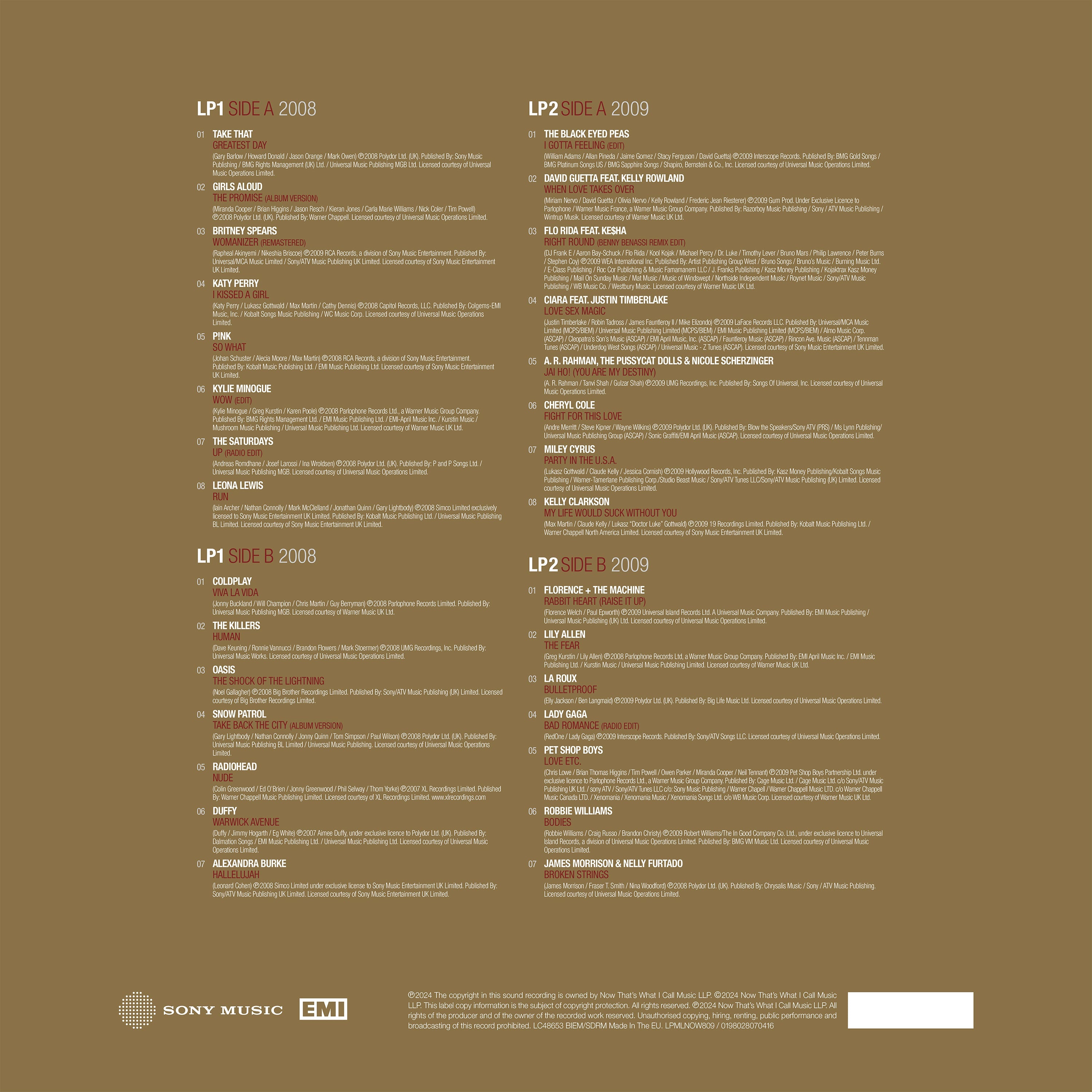 NOW - Millennium 2008-2009 (2LP)