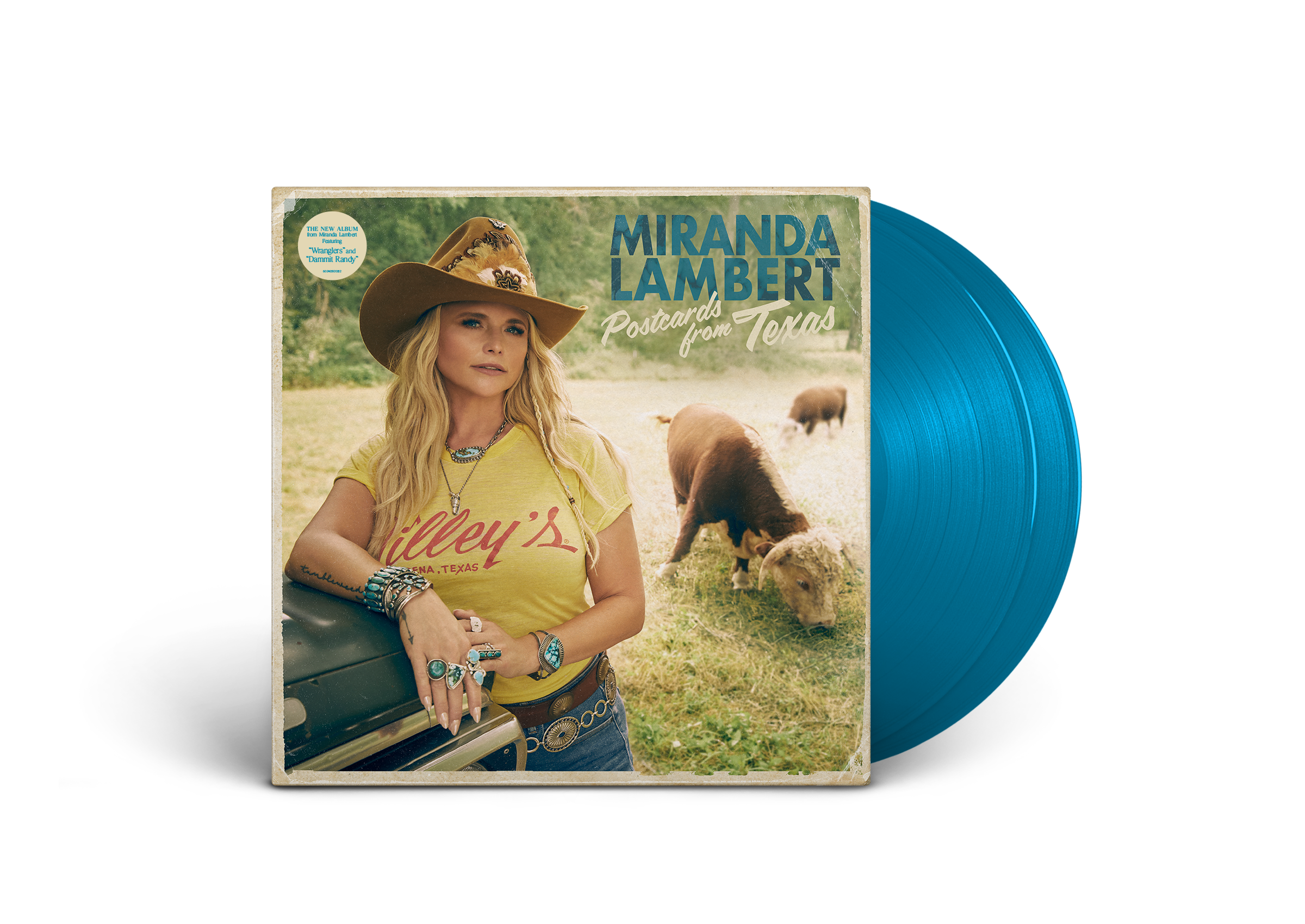 Postcards From Texas: Blue Vinyl LP