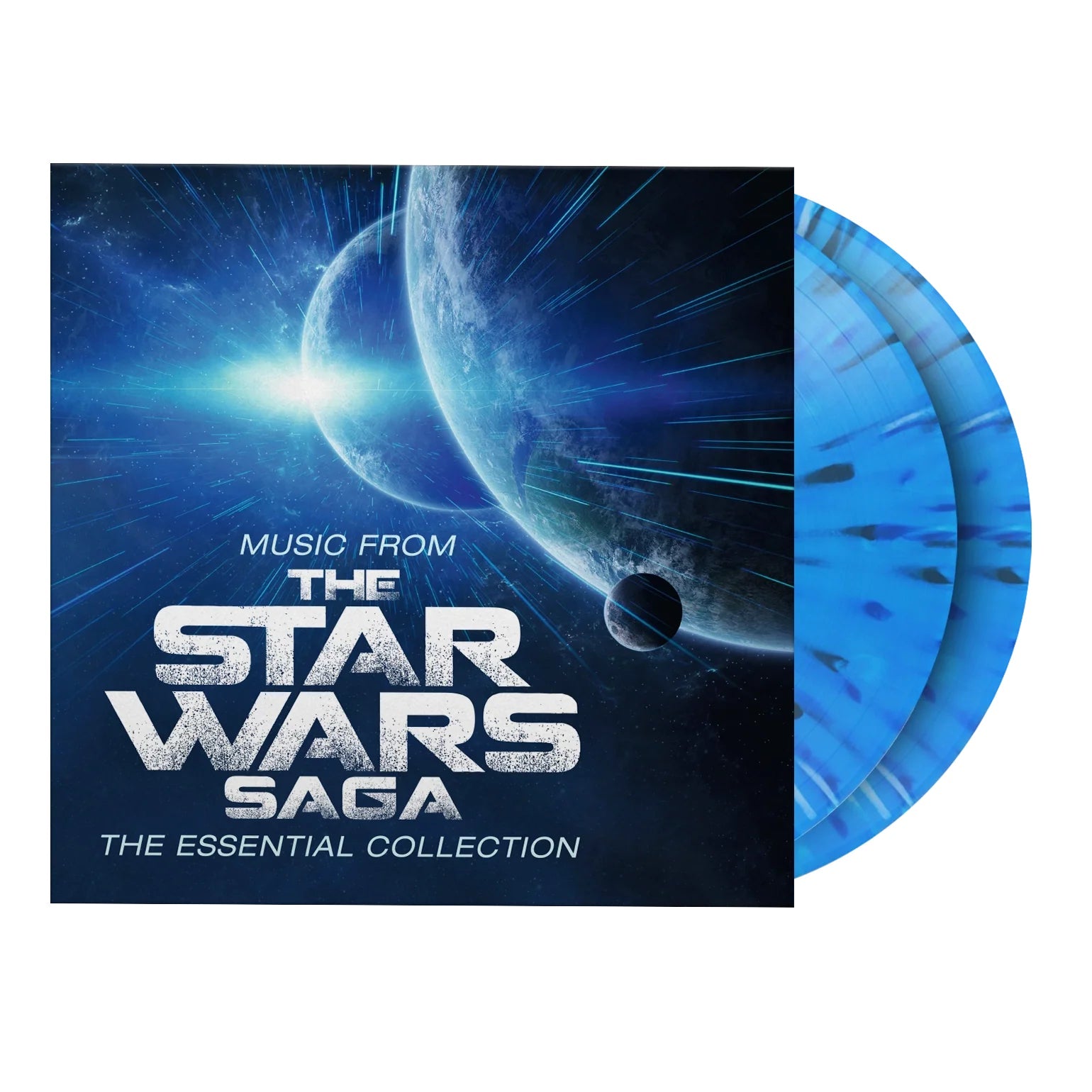 Music From The Star Wars Saga: Gatefold Hyperspace Blue Splatter Vinyl 2LP
